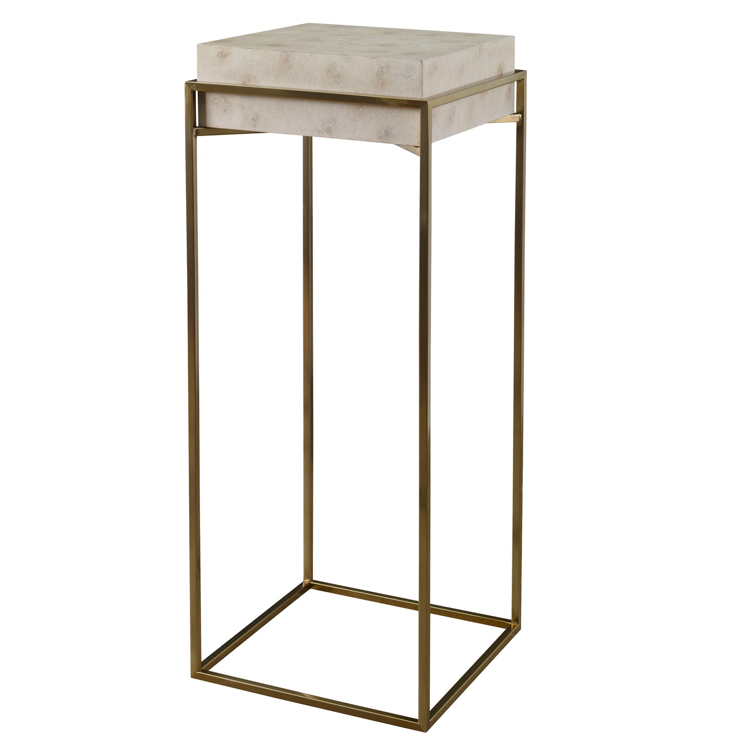 Uttermost 25113 Inda Modern Ivory Plant Stand