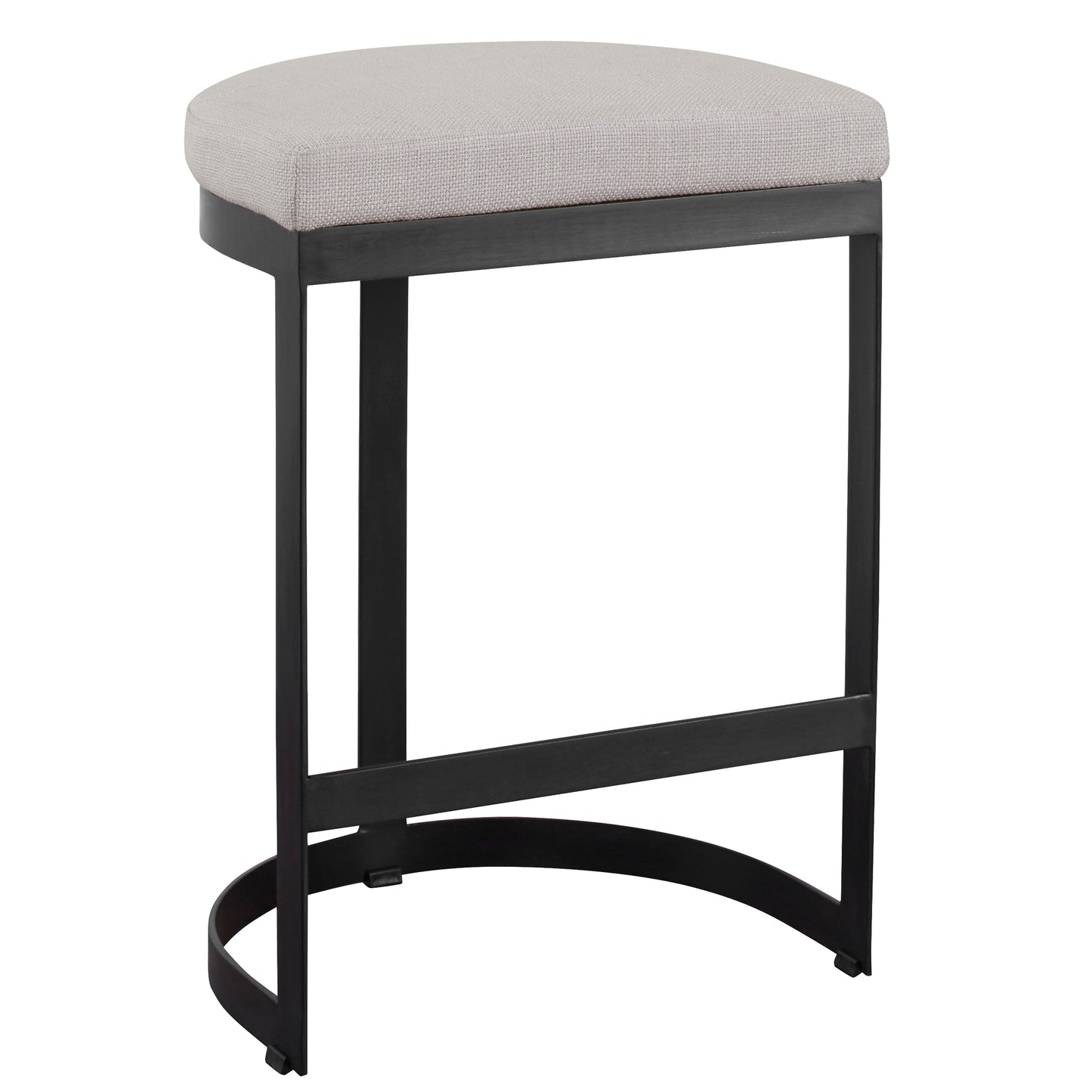 Uttermost 23591 Ivanna Black Iron Counter Stool