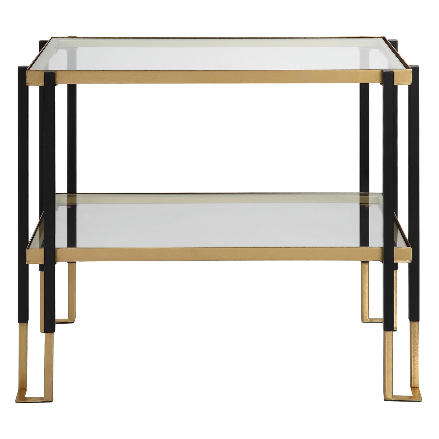 Uttermost 25138 Kentmore Glass Side Table