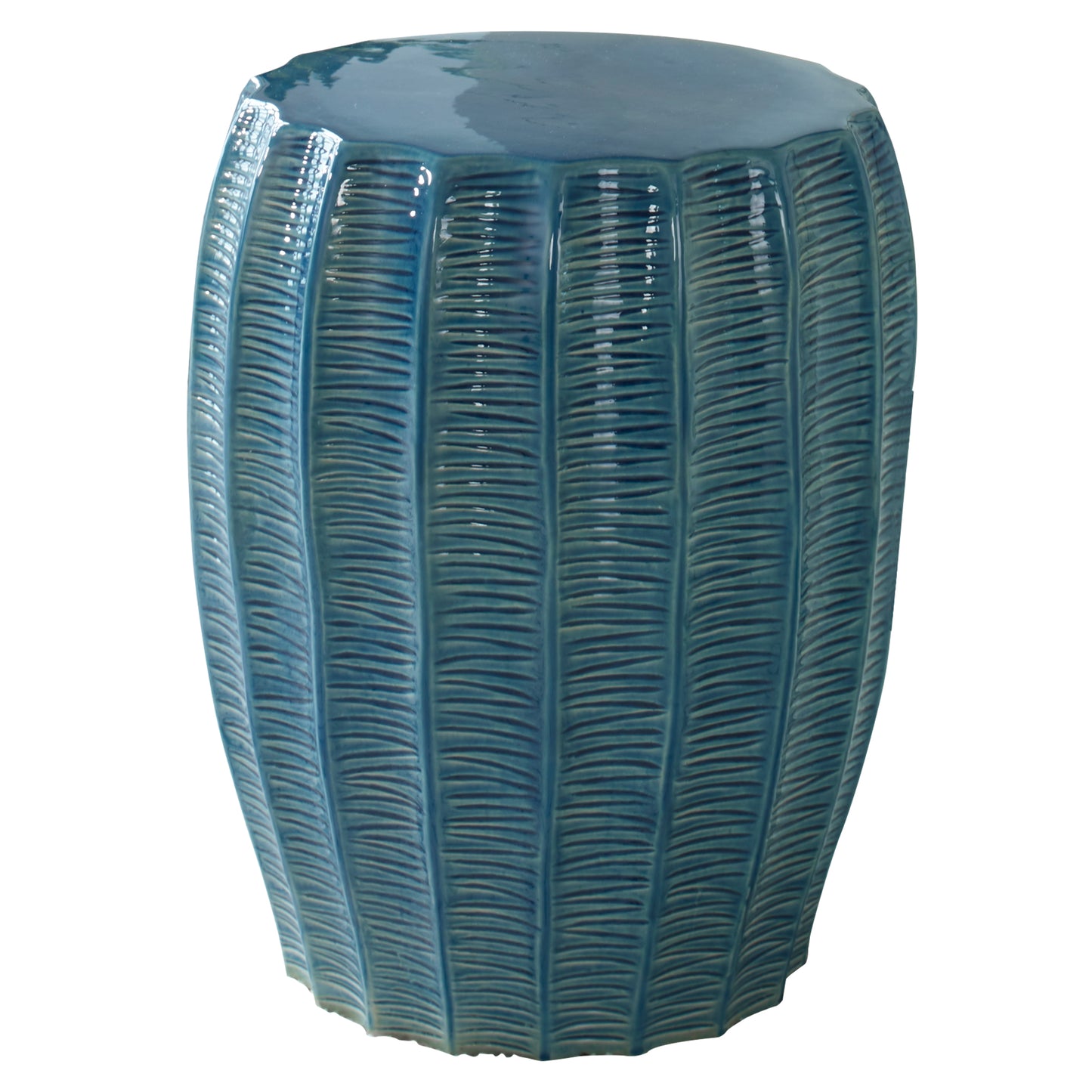 Uttermost 25154 Harbor Aque Blue Garden Stool