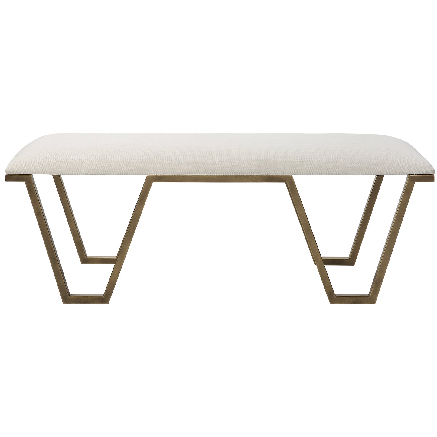 Uttermost 23676 Farrah Geometric Bench