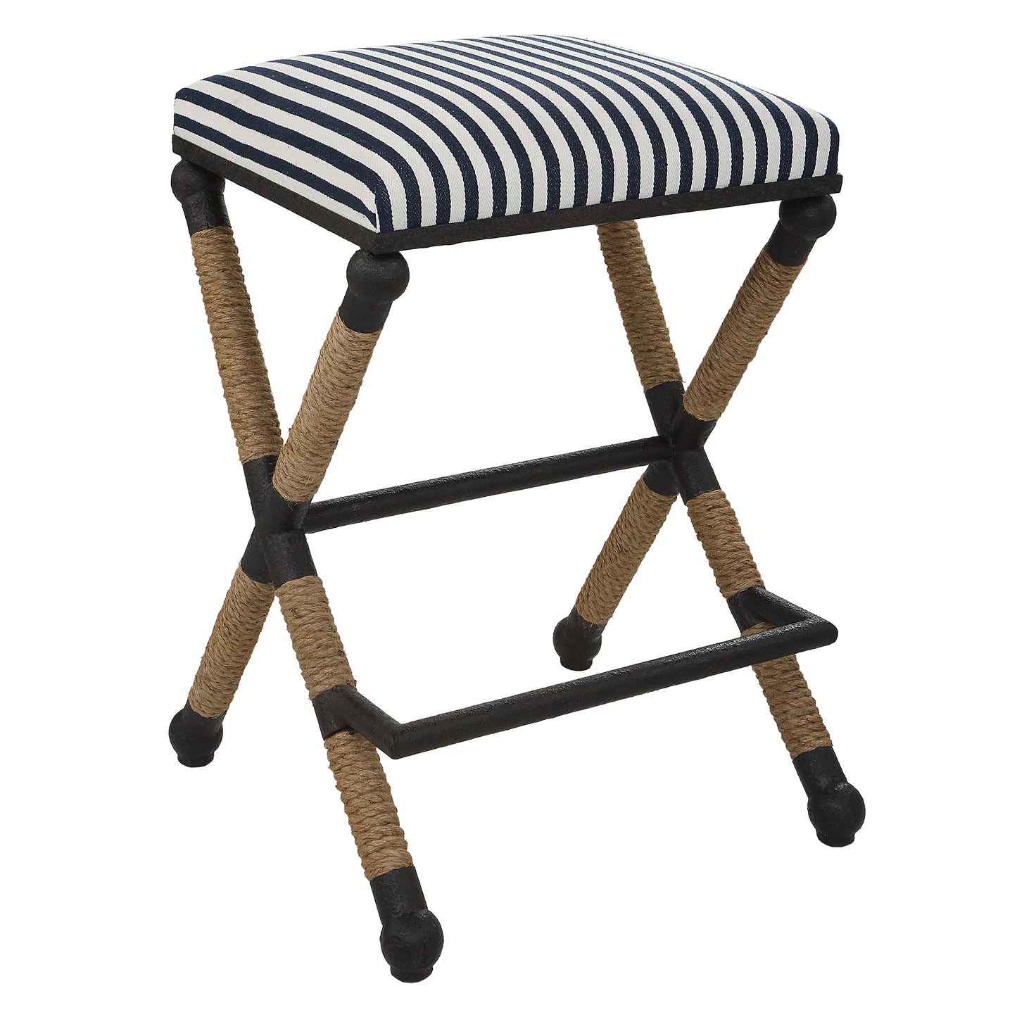 Uttermost 23711 Braddock Backless Counter Stool