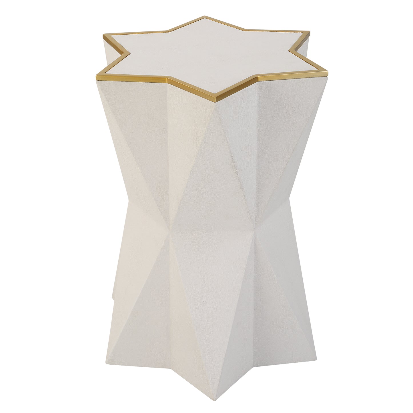 Uttermost 25200 Capella White Accent Table