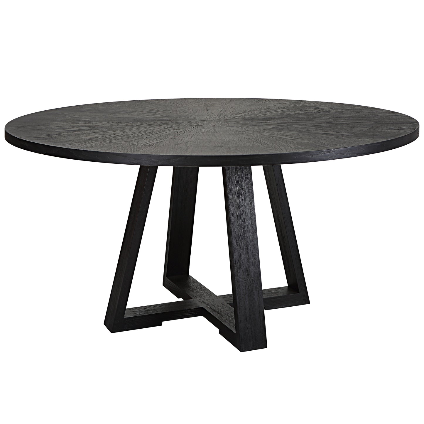 Uttermost 25206 Gidran Round Black Dining Table