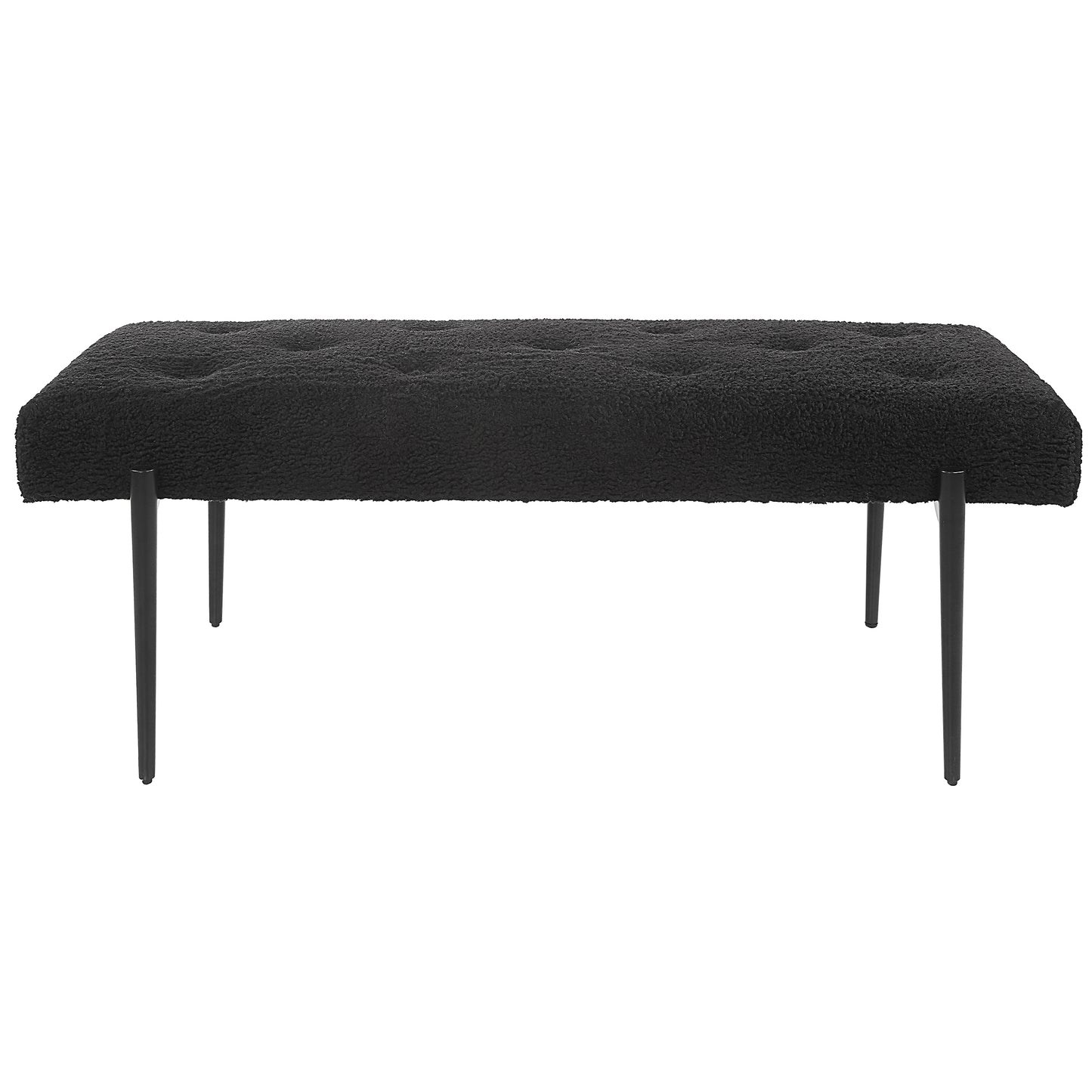 Uttermost 23719 Olivier Modern Black Bench
