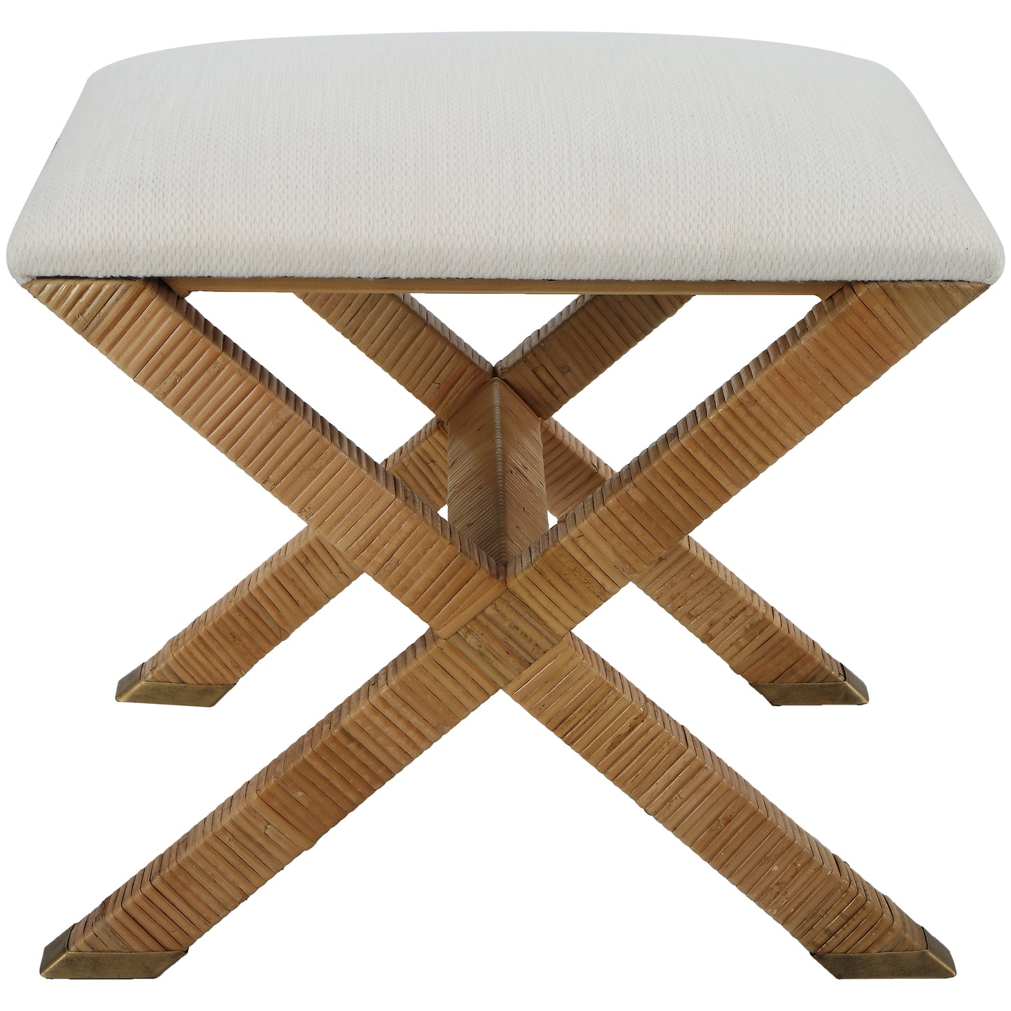 Uttermost 23745 St. Tropez Rattan Small Bench