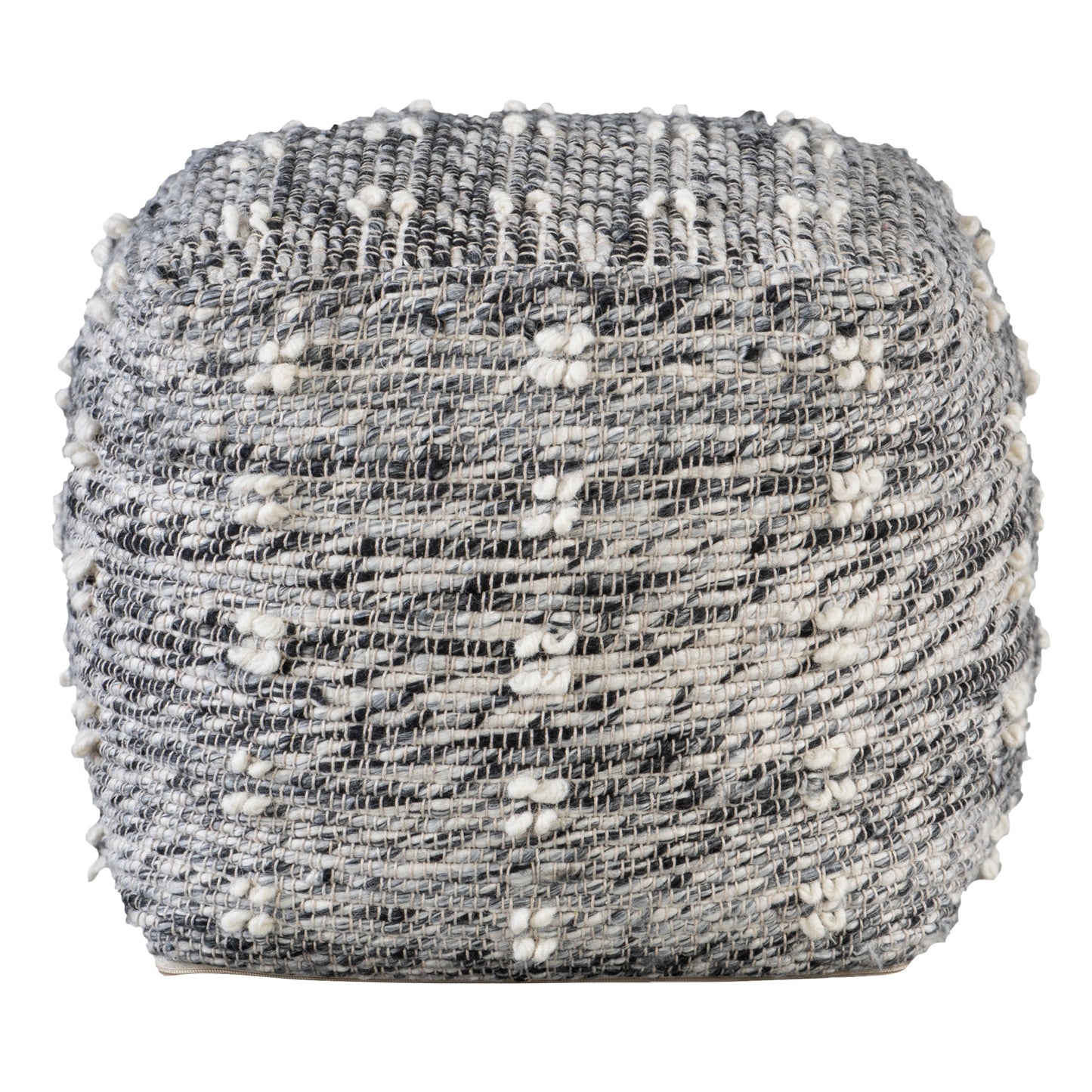 Uttermost 23974 Narol Gray Pouf