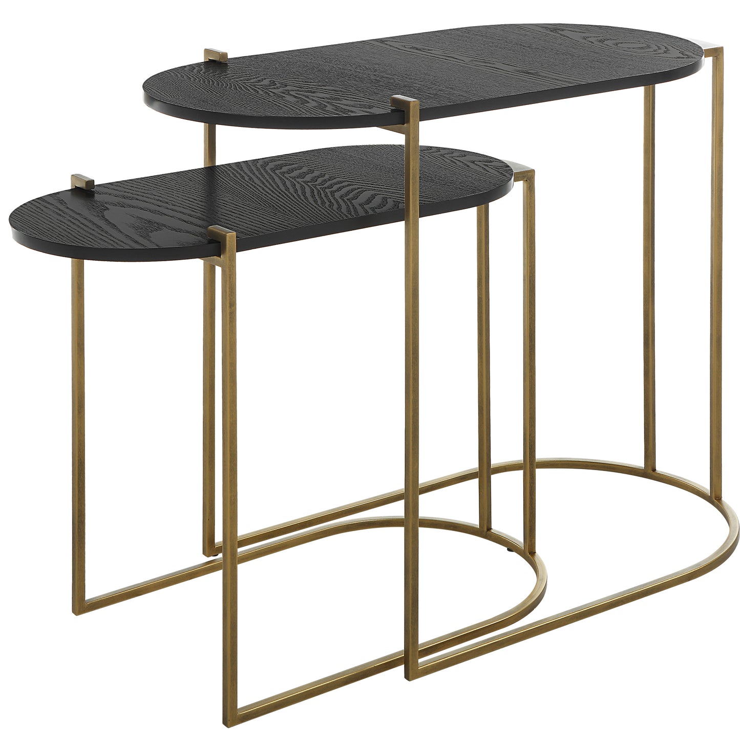 Uttermost 22882 Aztec Wood Nesting Tables, Set/2