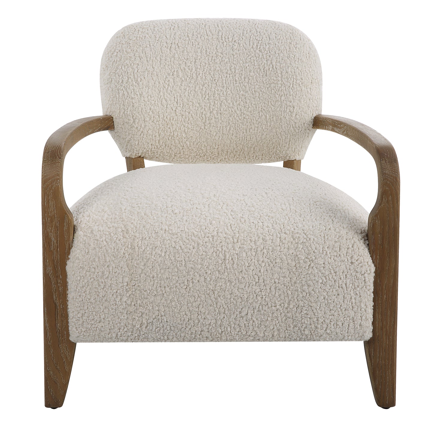 Uttermost 23772 Telluride Natural Shearling Accent Chair