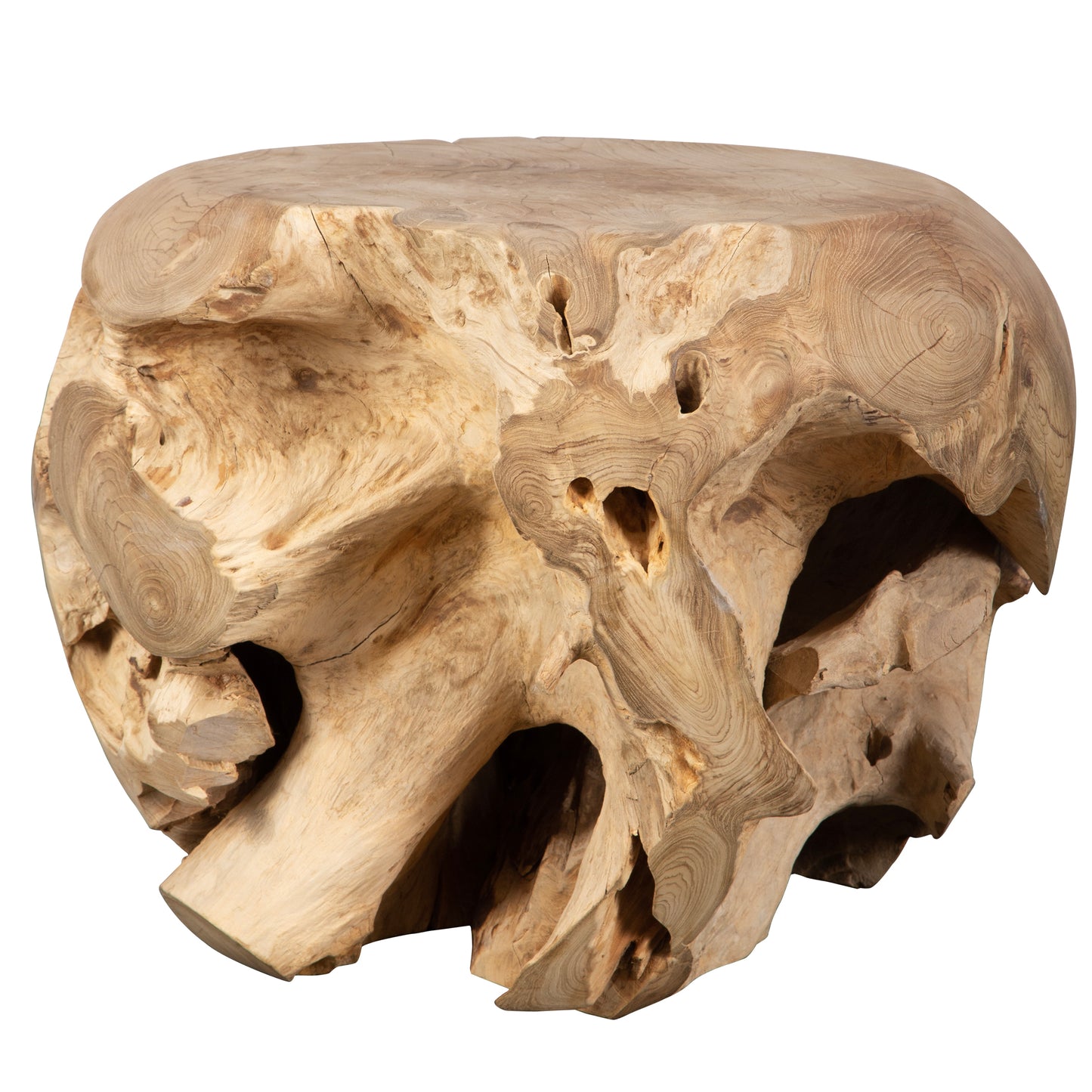 Uttermost 22925 Sola Handcrafted Teak Side Table