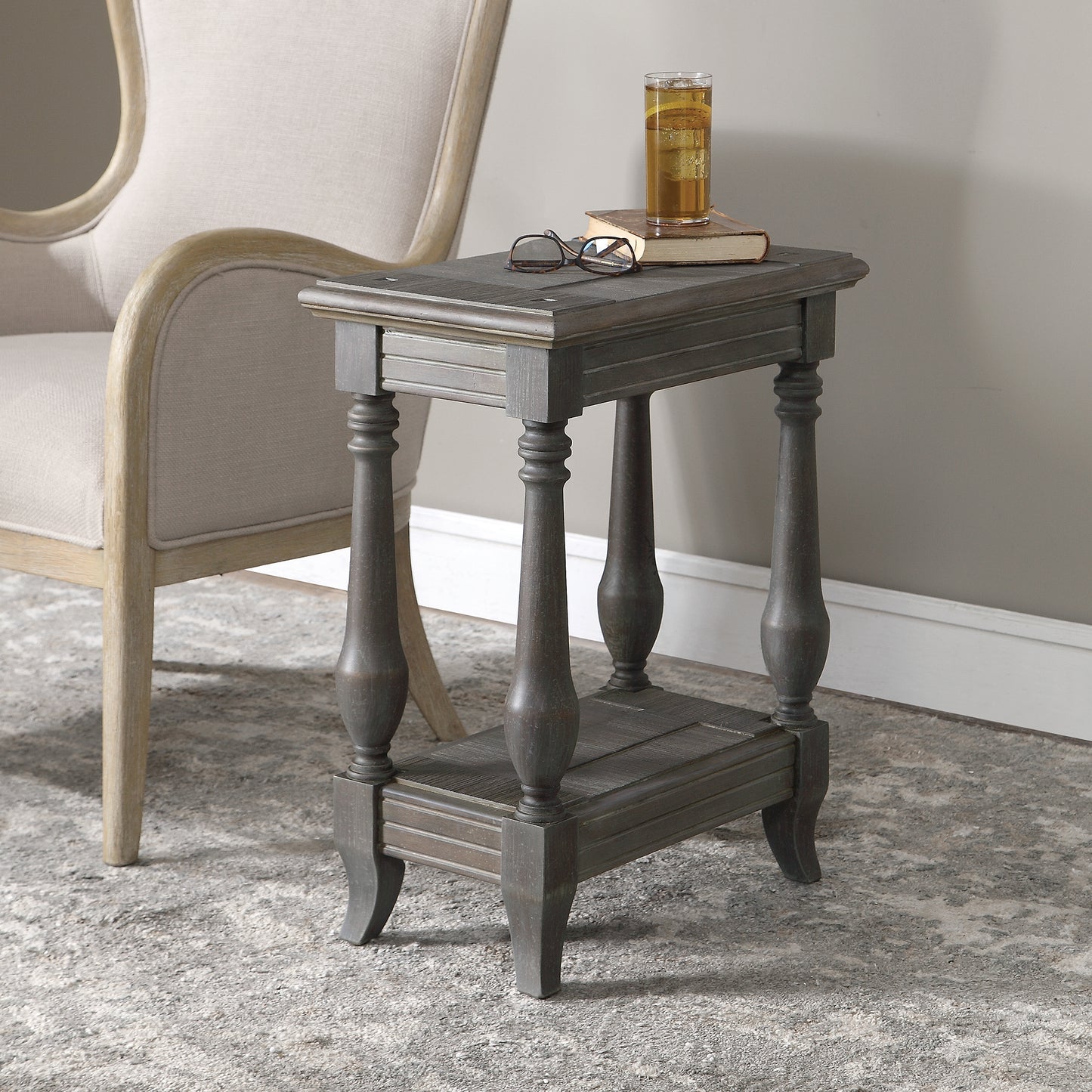 Uttermost 24295 Mardonio Distressed Accent Table