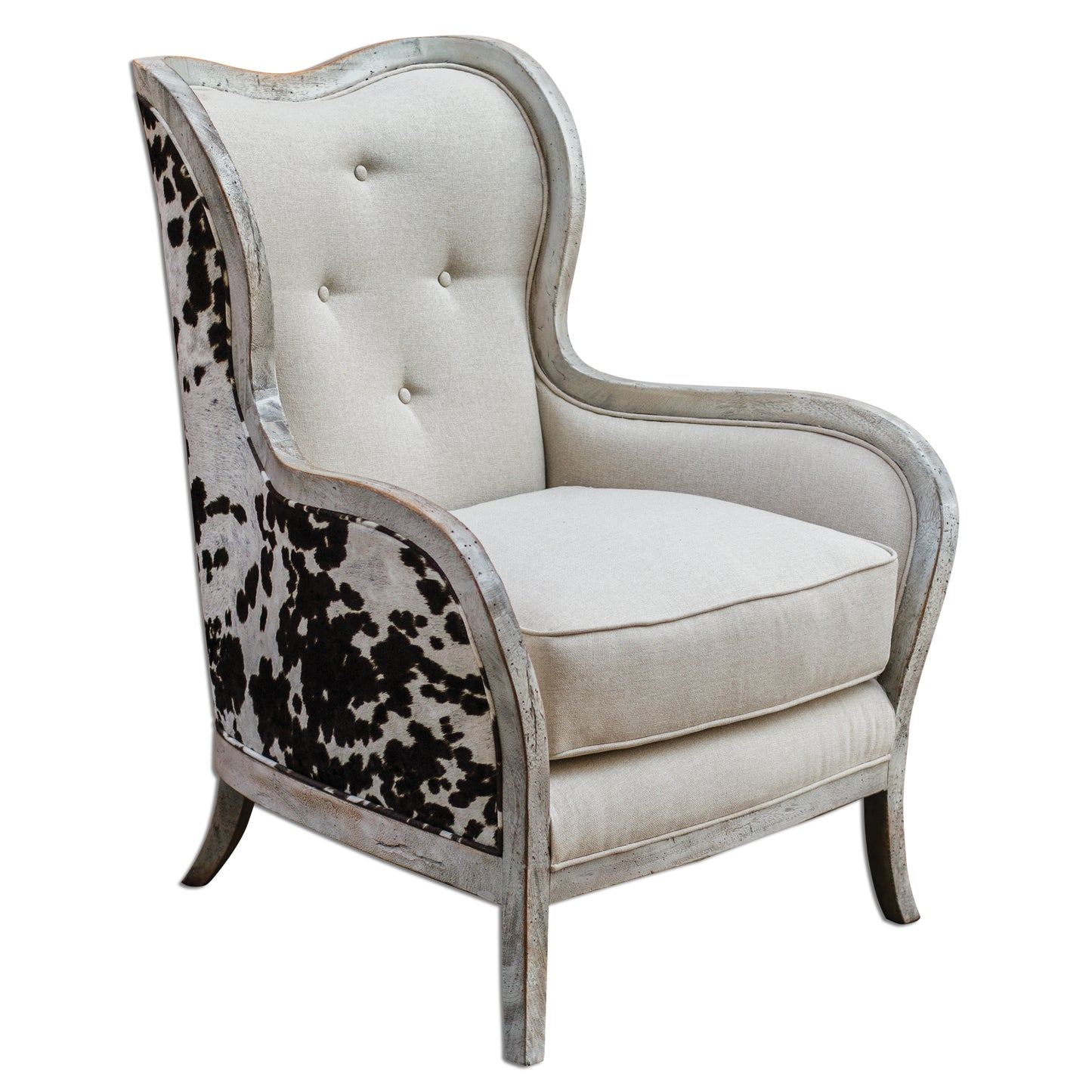 Uttermost 23611 Chalina High Back Armchair
