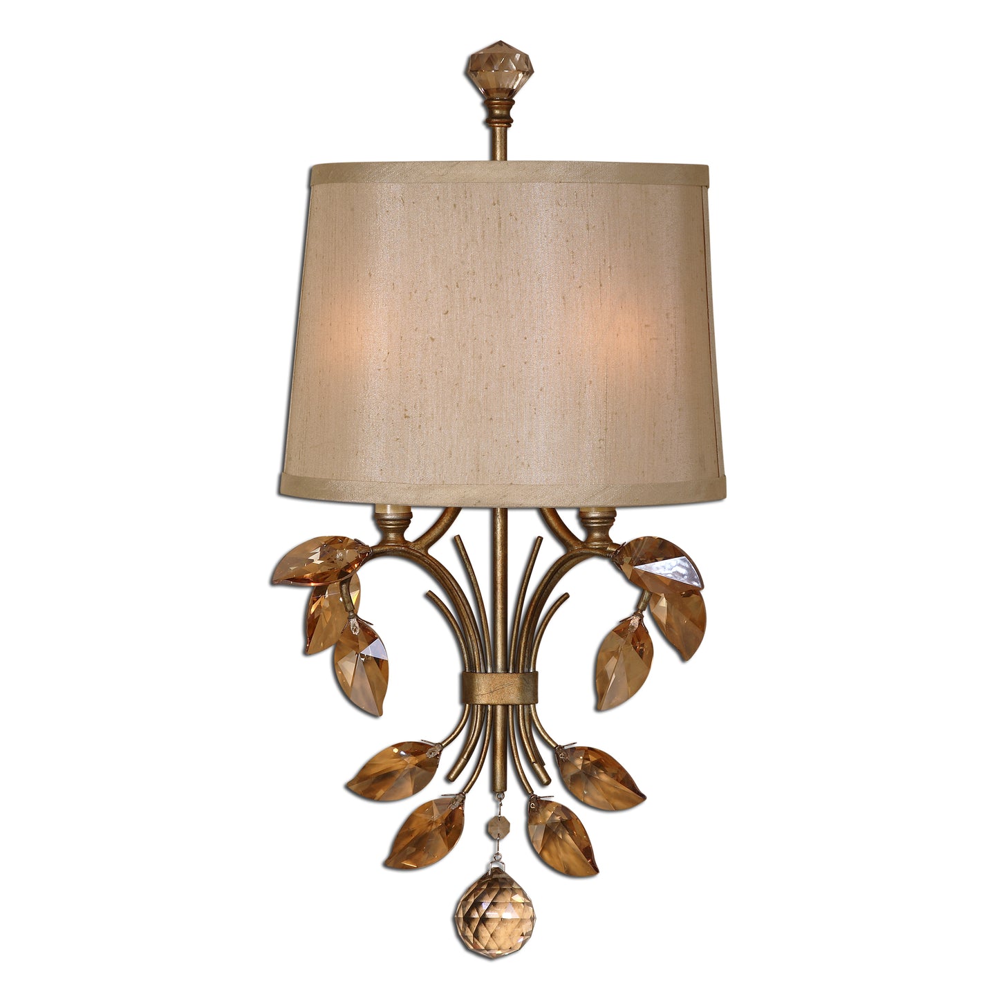 Uttermost 22487 Alenya 2 Light Gold Wall Sconce