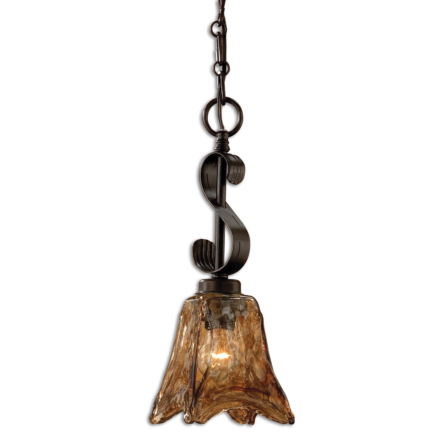 Uttermost 21801 Vetraio Mini Oil Rubbed Bronze Pendant