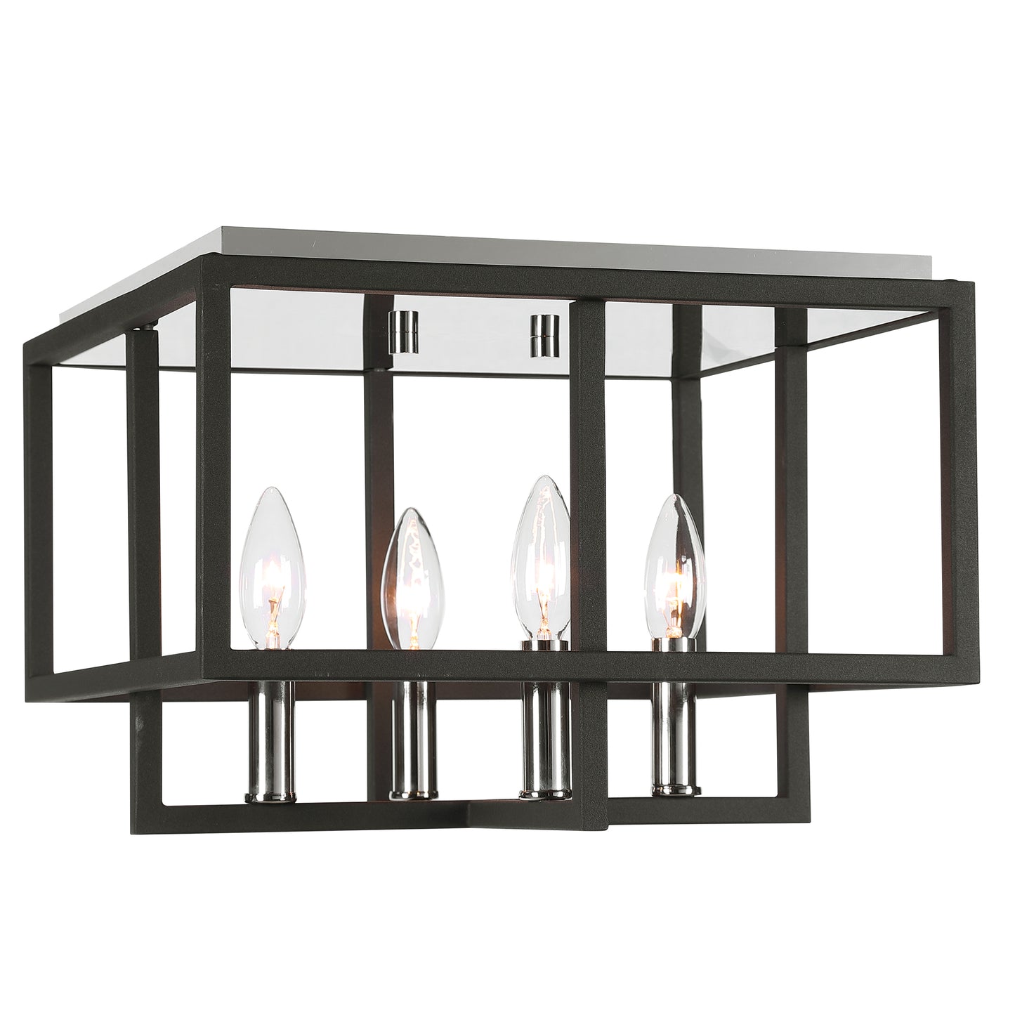 Uttermost 22281 Quadrangle 4 Light Flush Mount