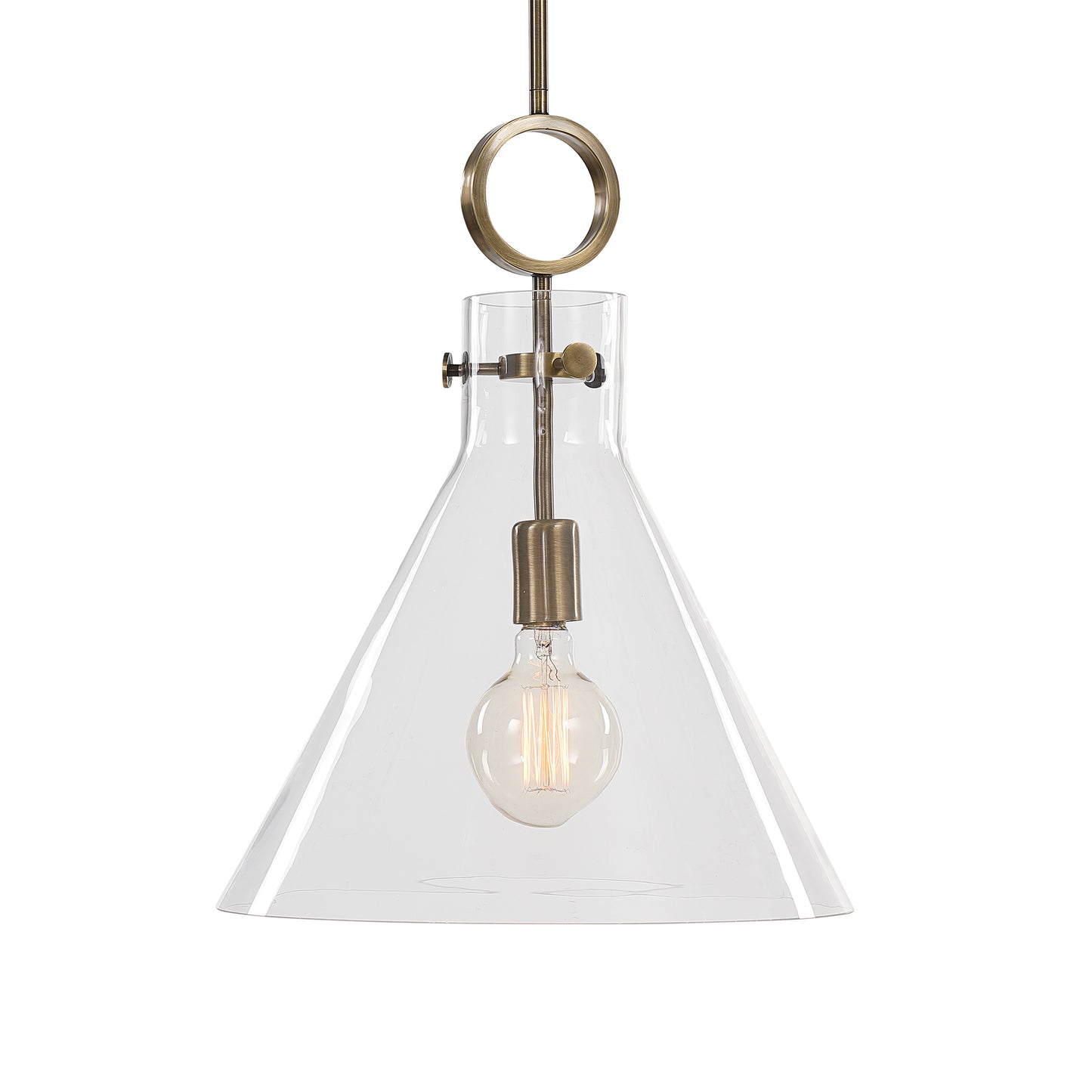 Uttermost 21548 Imbuto Funnel Glass 1 Light Pendant