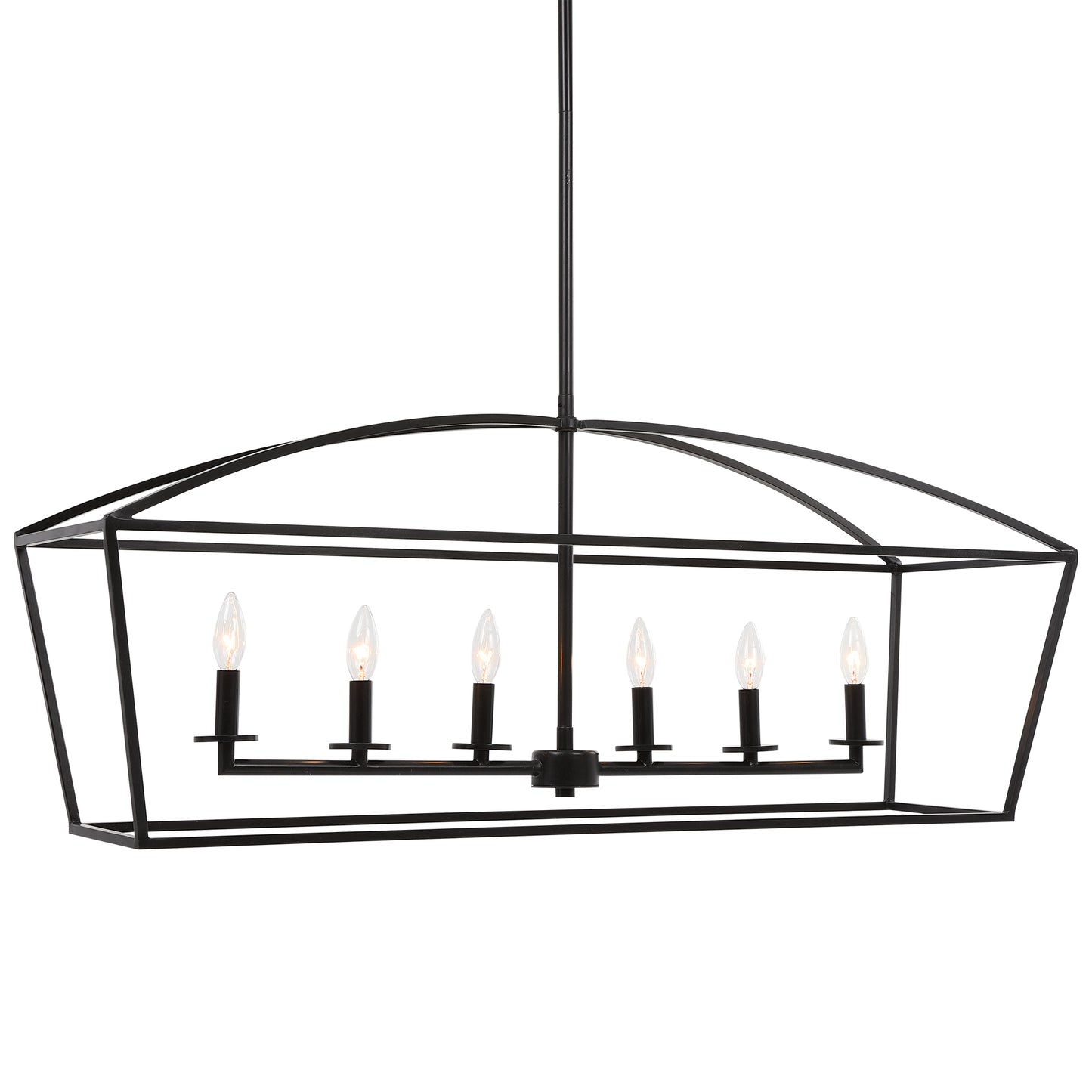 Uttermost 21348 Clayton 6 Light Linear Chandelier