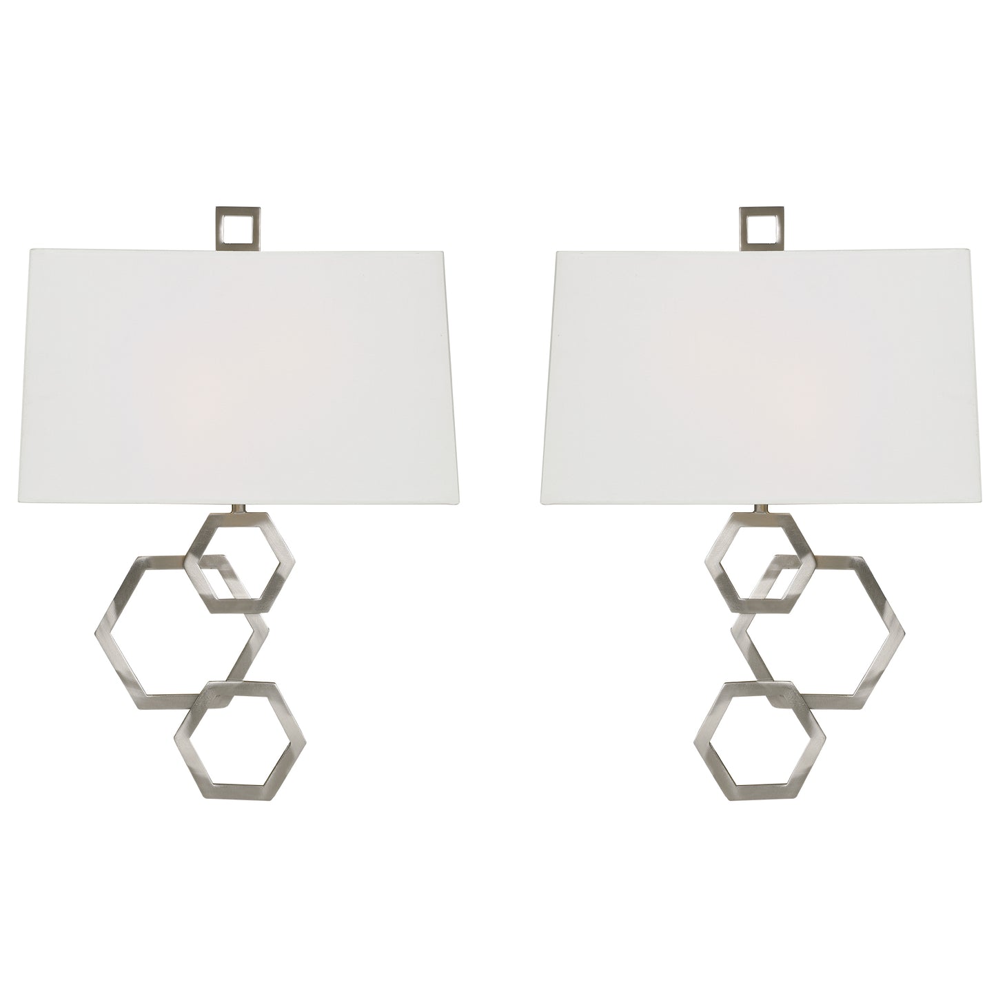 Uttermost 22545 Deseret Nickel 2 Light Sconce S/2