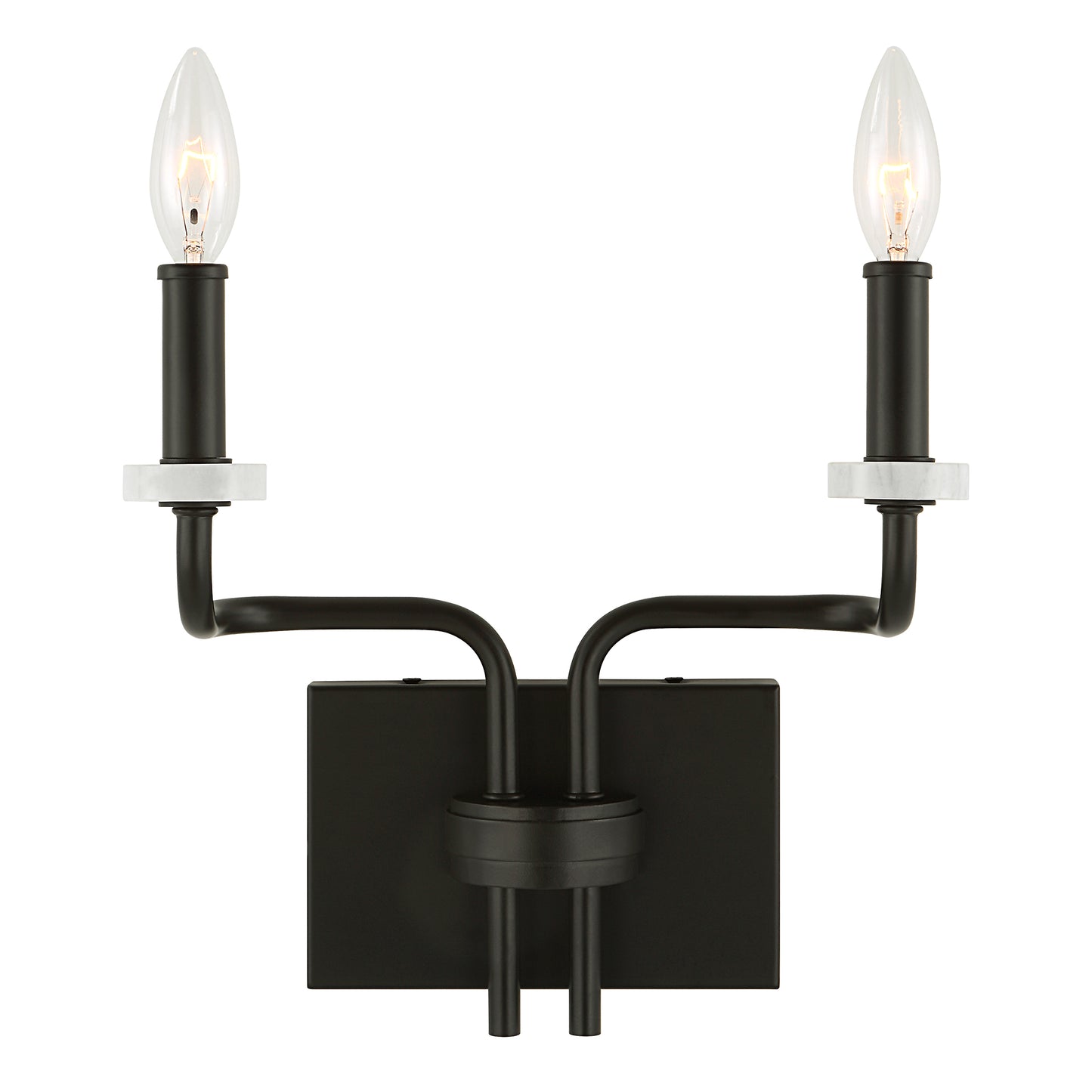 Uttermost 22551 Ebony Elegance 2 Light Sconce