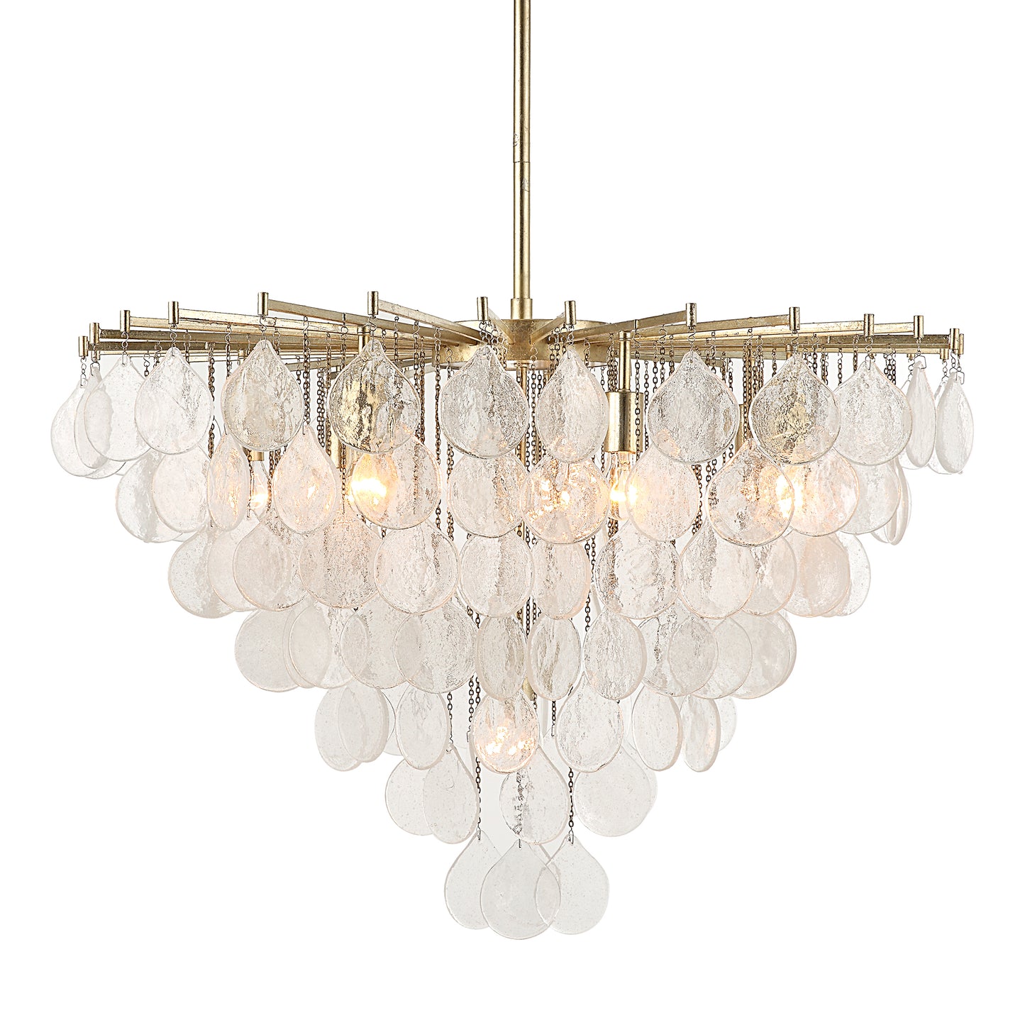 Uttermost 21583 Goccia 8 Light Tear Drop Glass Pendant