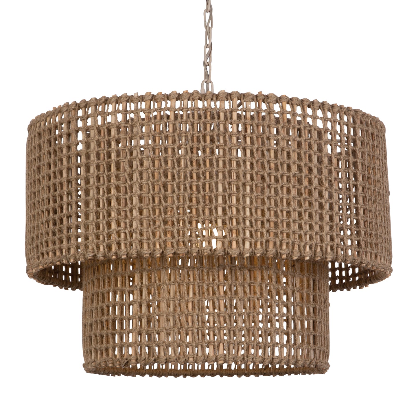 Uttermost 21595 Biswas Woven Jute 1 Light Pendant