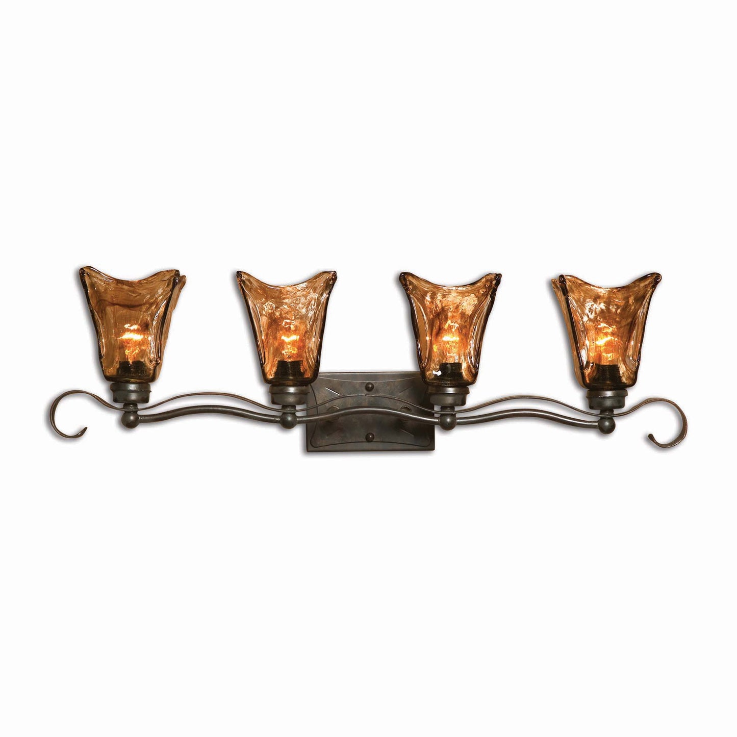 Uttermost 22845 Vetraio 4 Light Bronze Vanity Strip