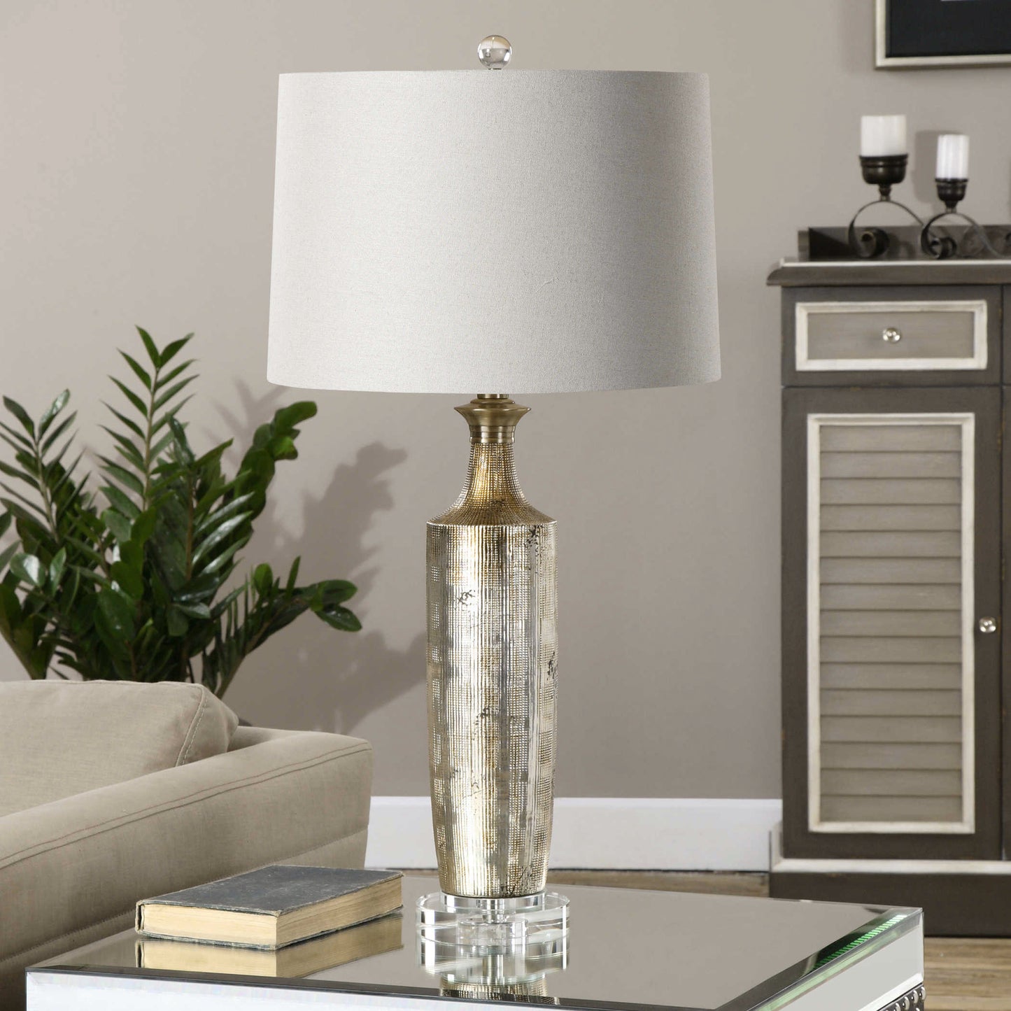 Uttermost 27094-1 Valdieri Metallic Bronze Lamp
