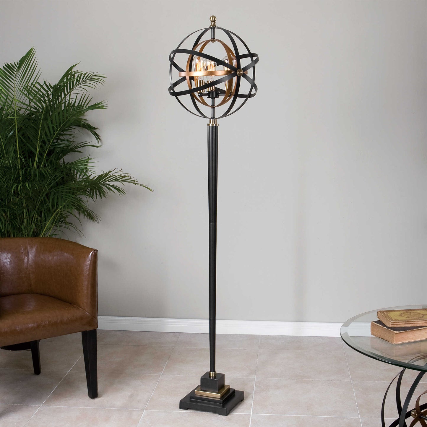 Uttermost 28087-1 Rondure Sphere Floor Lamp