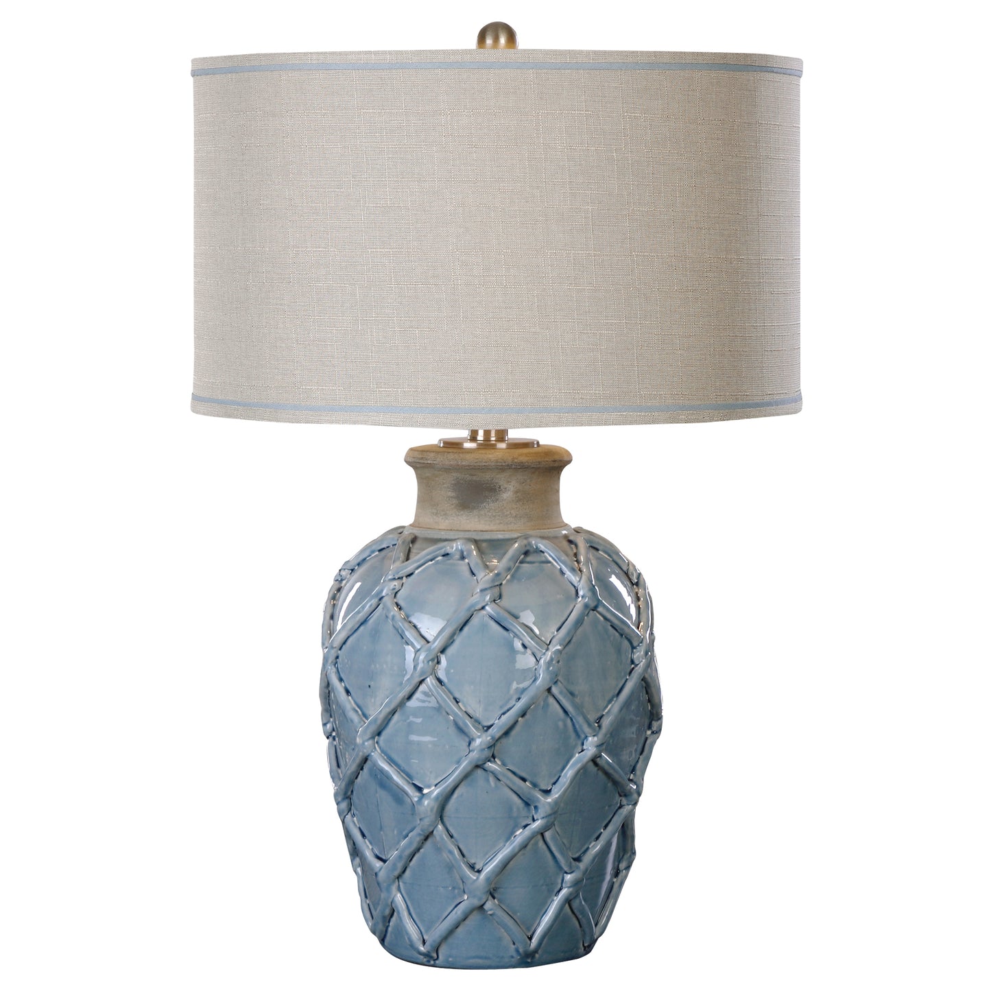 Uttermost 27139-1 Parterre Pale Blue Table Lamp