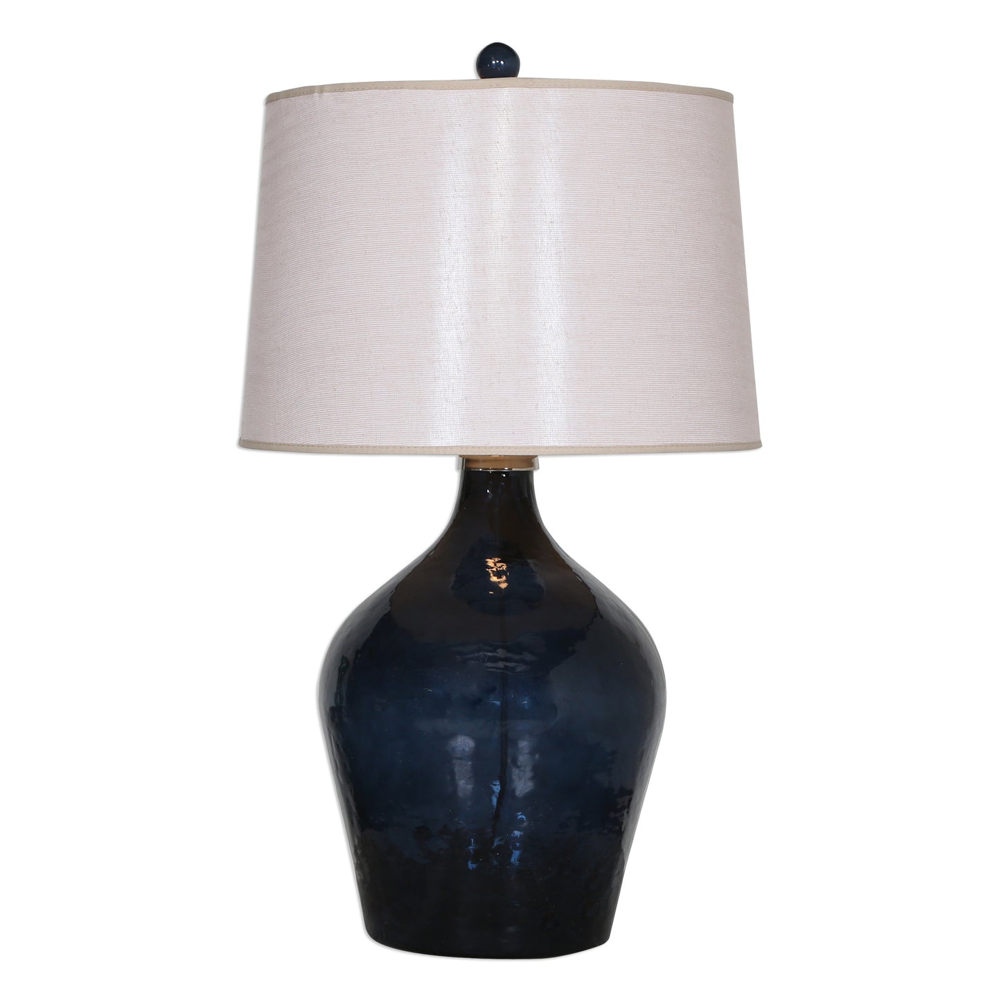 Uttermost 27104 Lamone Blue Glass Lamp