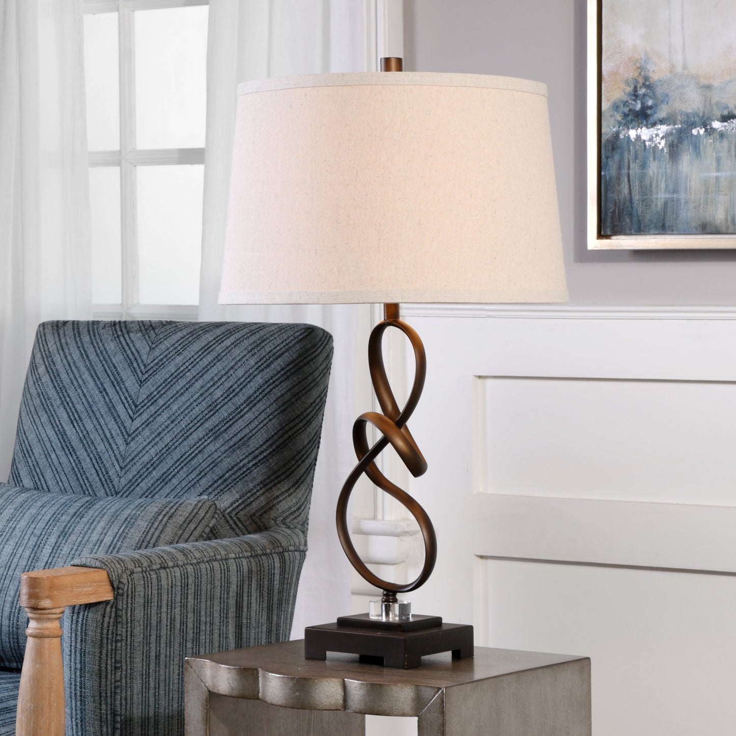 Uttermost 27530-1 Tenley Oil Rubbed Bronze Lamp