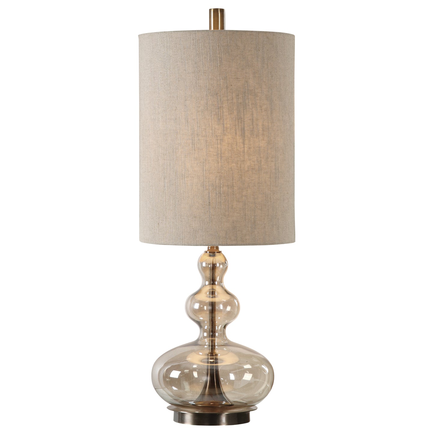 Uttermost 29538-1 Formoso Amber Glass Table Lamp