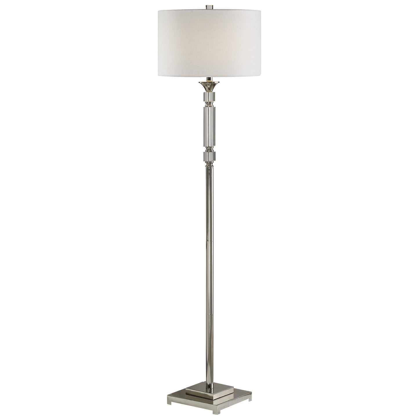 Uttermost 28165-1 Volusia Nickel Floor Lamp