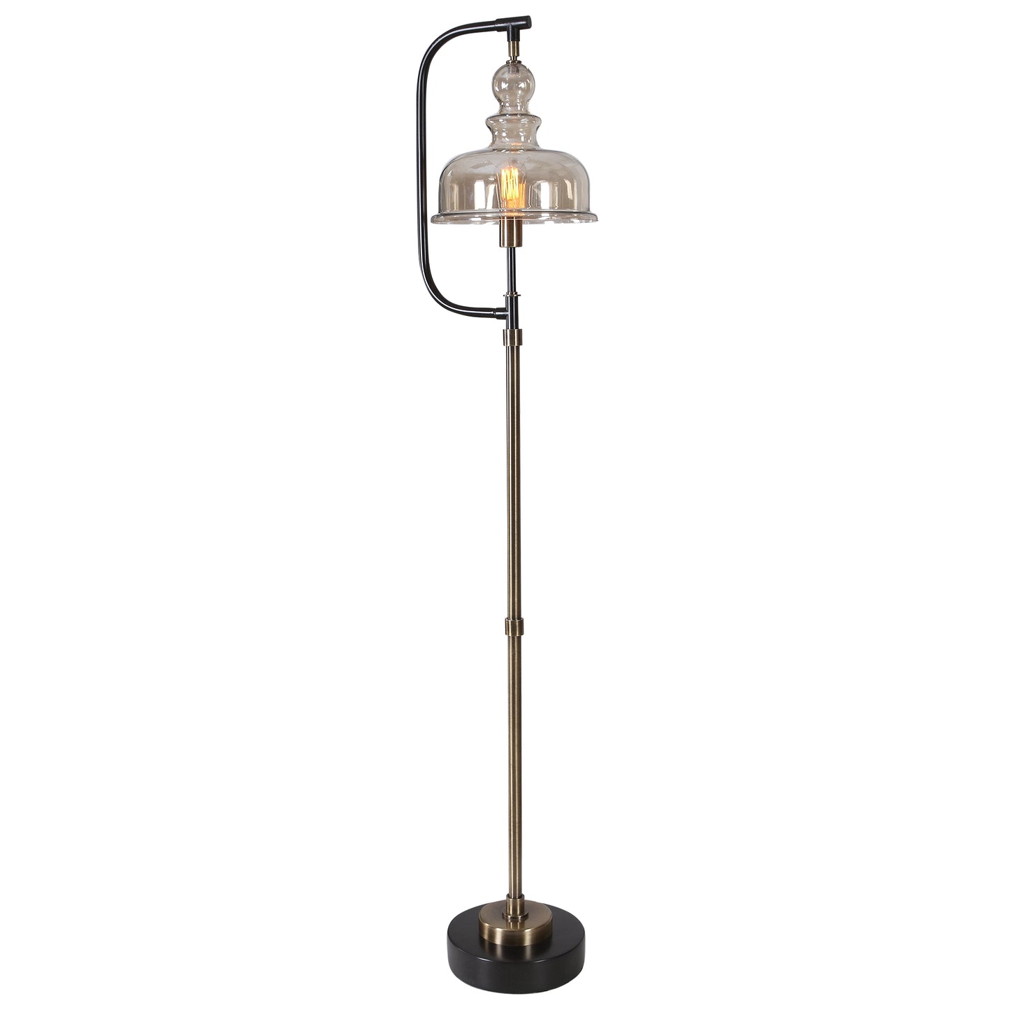 Uttermost 28193-1 Elieser Industrial Floor Lamp