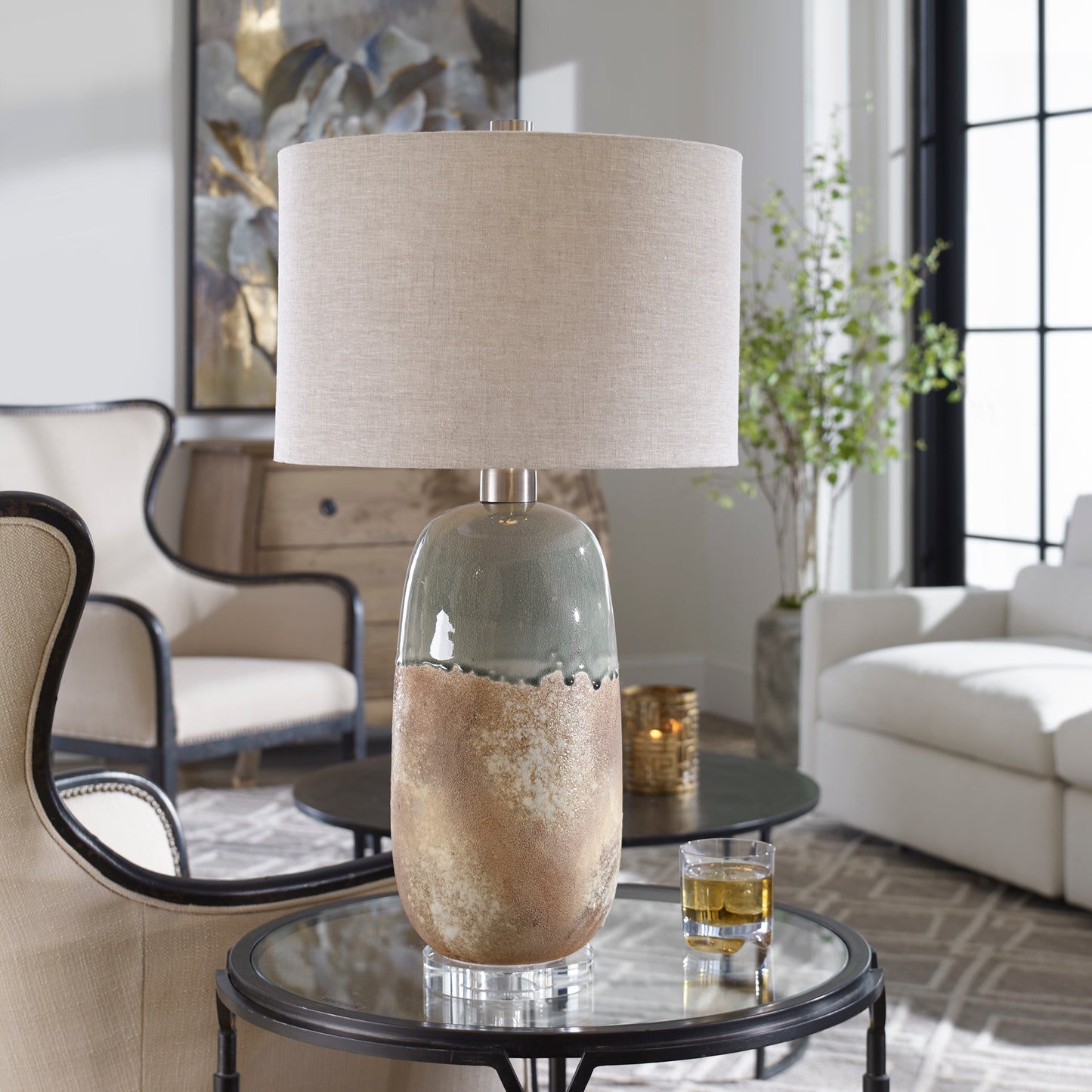Uttermost 26381-1 Maggie Ceramic Table Lamp