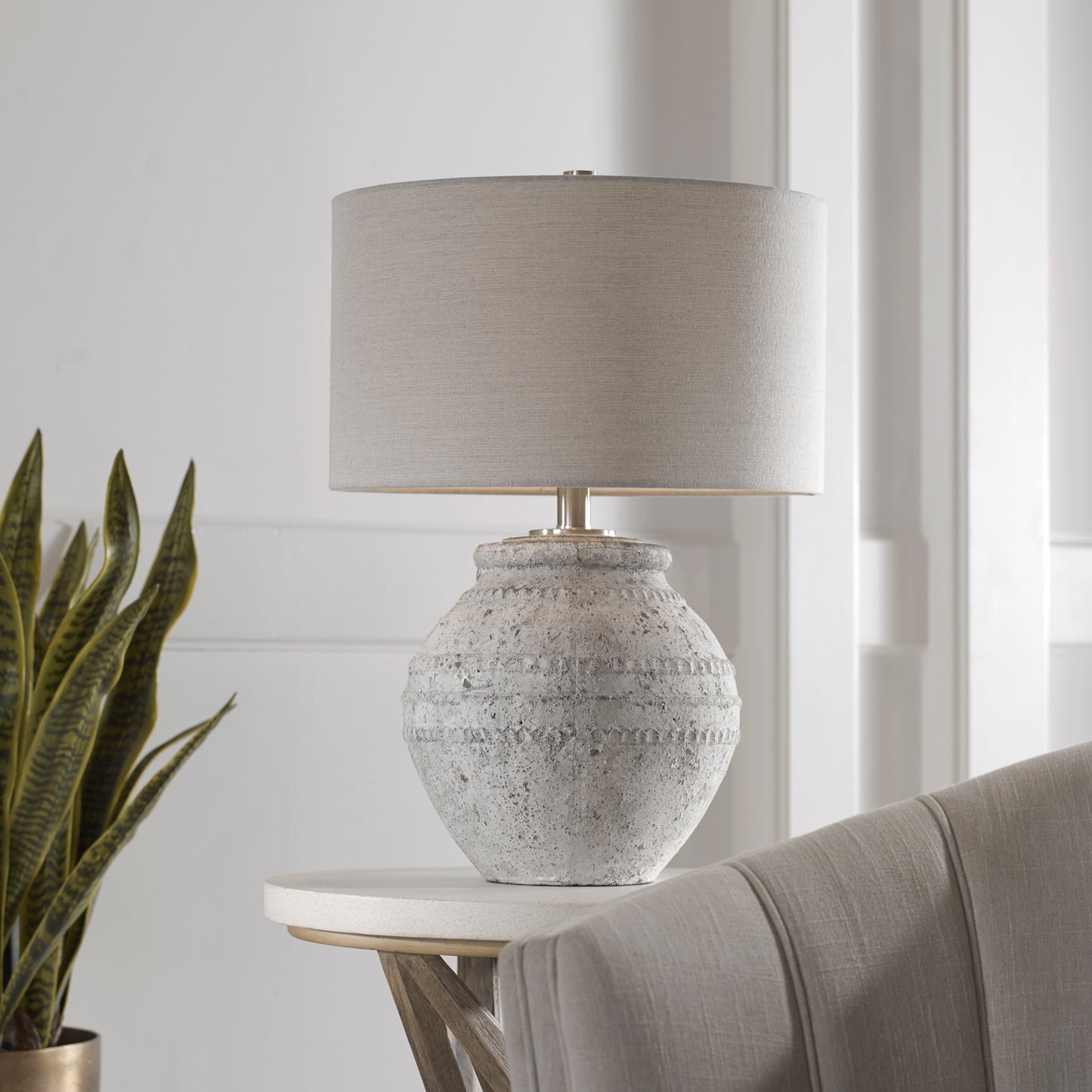 Uttermost 28212-1 Montsant Stone Table Lamp