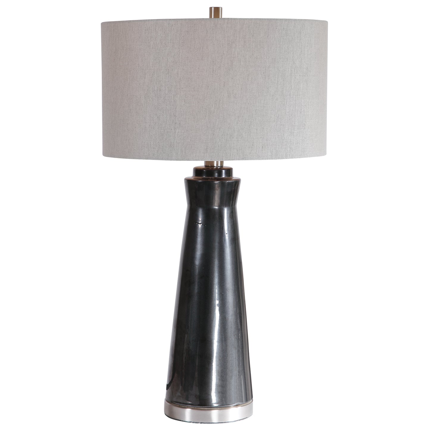 Uttermost 28207-1 Arlan Dark Charcoal Table Lamp
