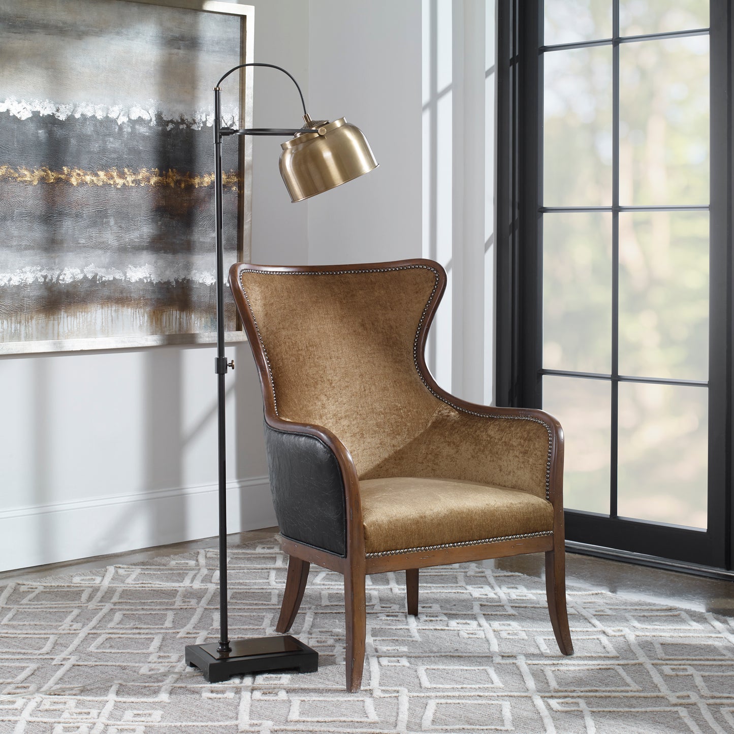 Uttermost 28200-1 Bessemer Industrial Floor Lamp