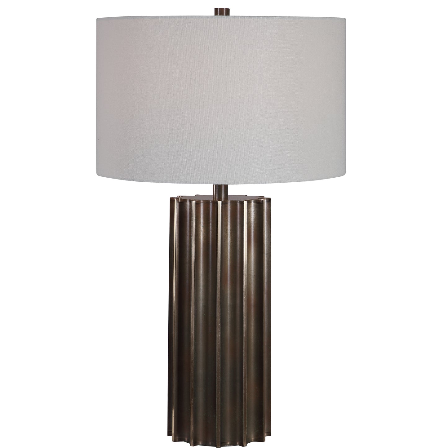 Uttermost 28264 Khalio Gun Metal Table Lamp