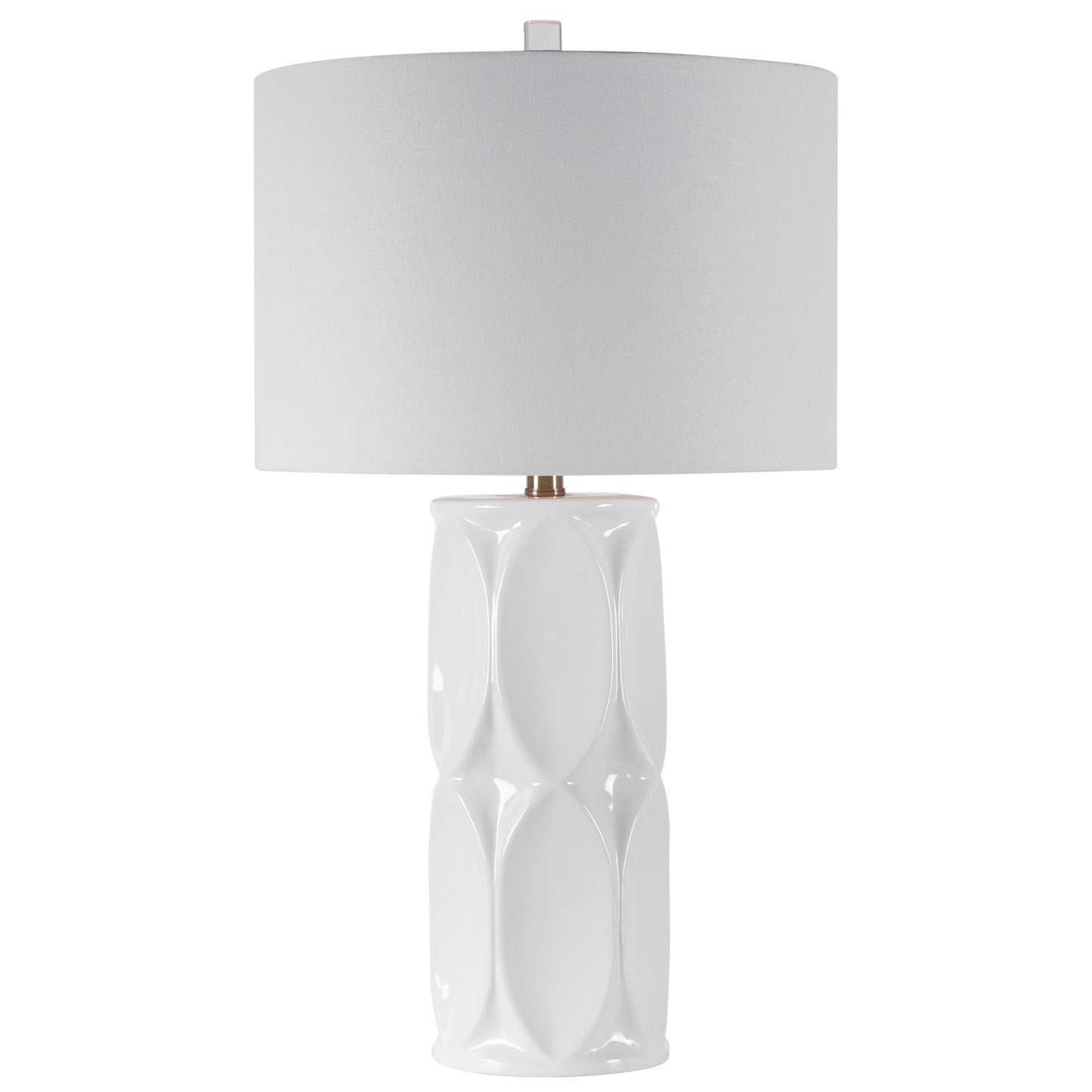 Uttermost 28342-1 Sinclair White Table Lamp