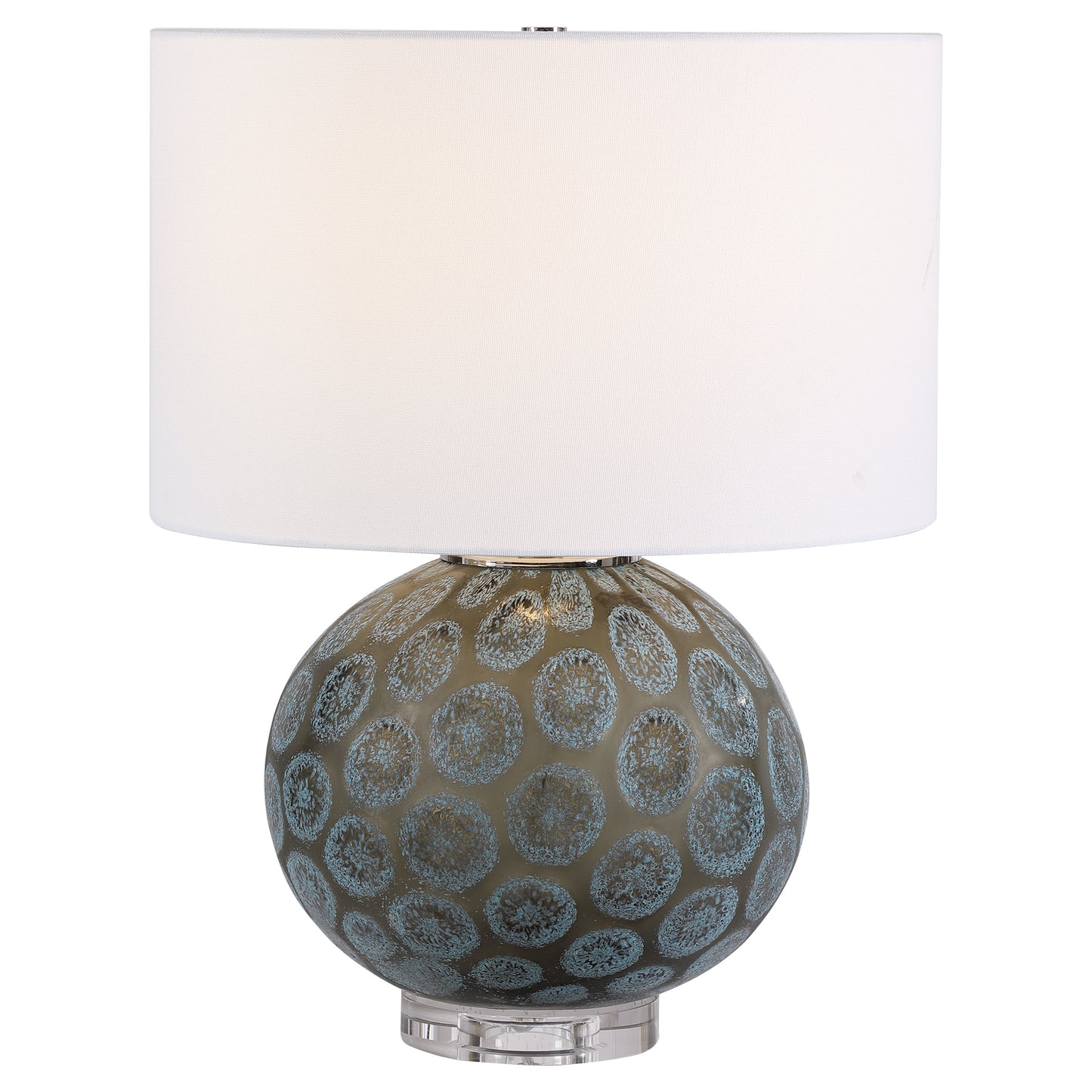 Uttermost 28434-1 Agate Slice Charcoal Table Lamp