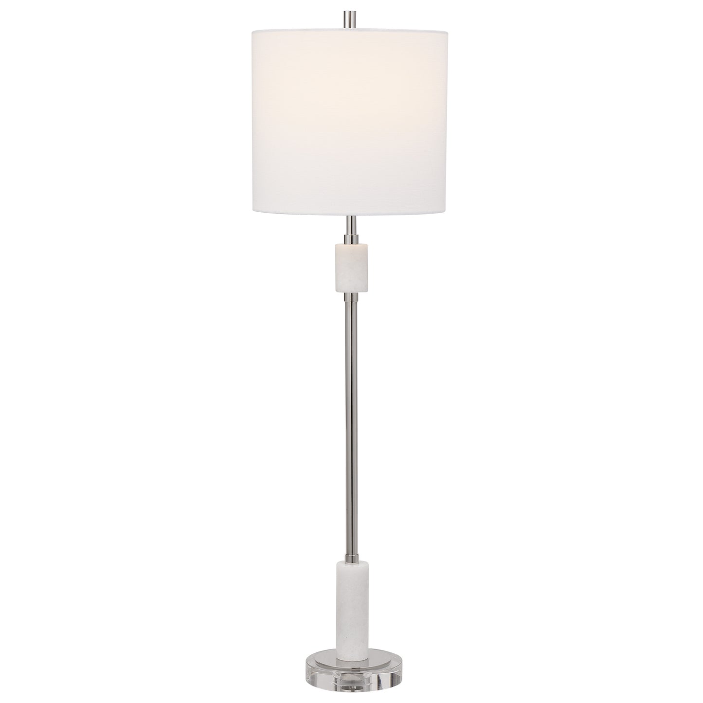 Uttermost 29793-1 Sussex Nickel Buffet Lamp