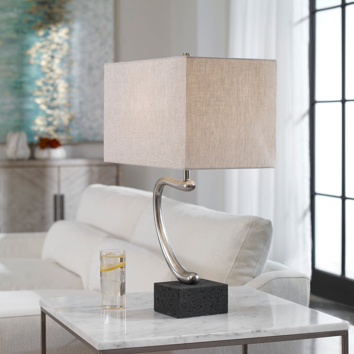 Uttermost 29798-1 Ezden Abstract Table Lamp