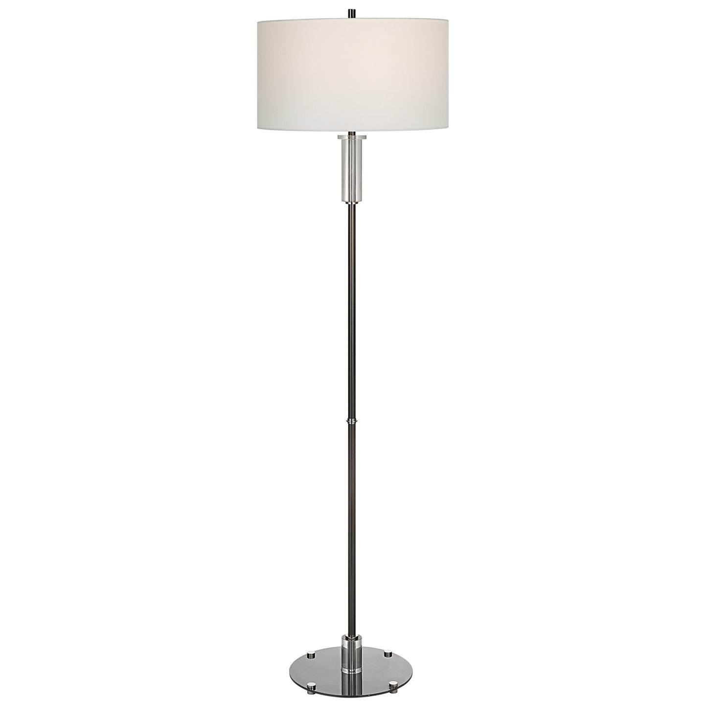 Uttermost 29990-1 Aurelia Steel Floor Lamp