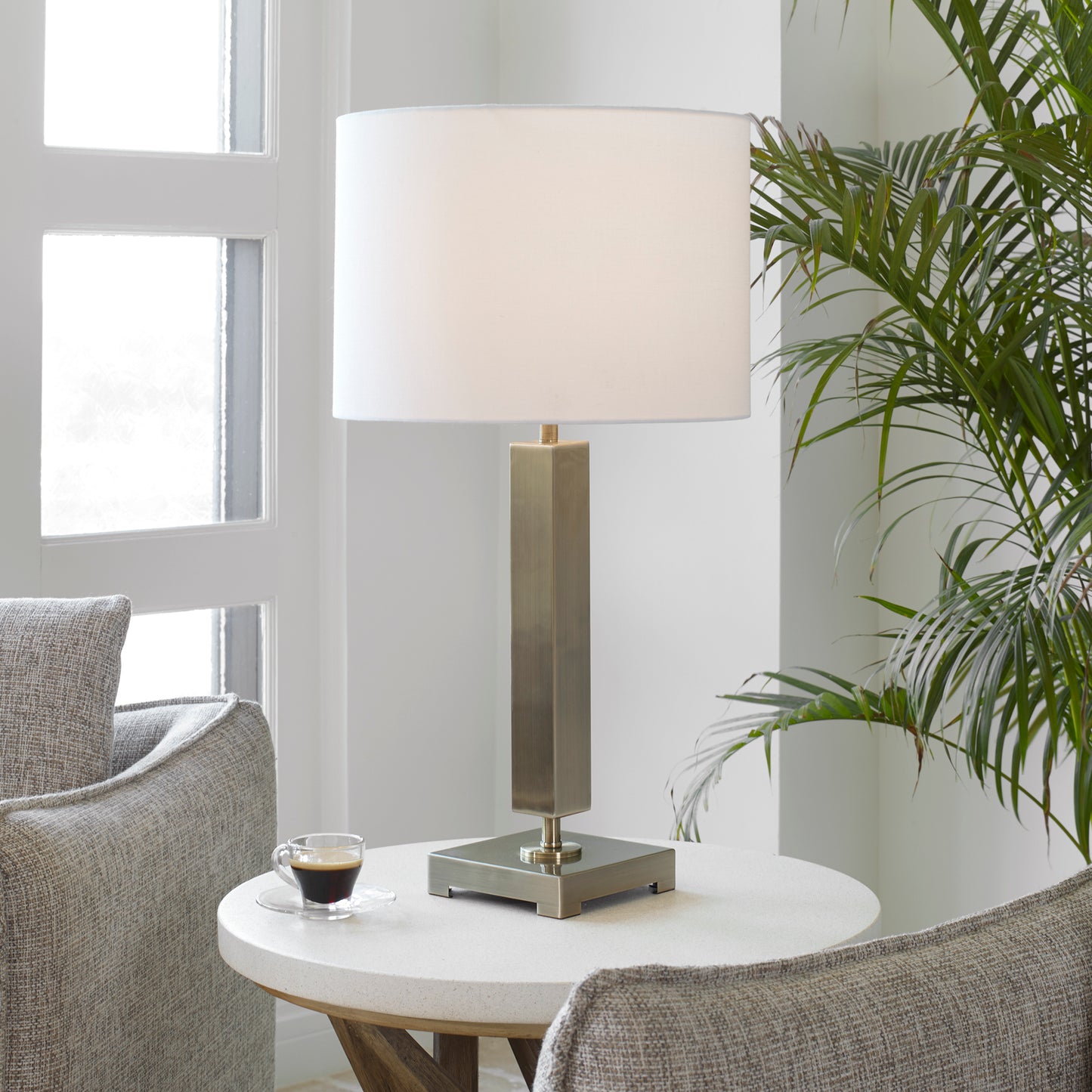 Uttermost 30014-1 Duomo Brass Table Lamp