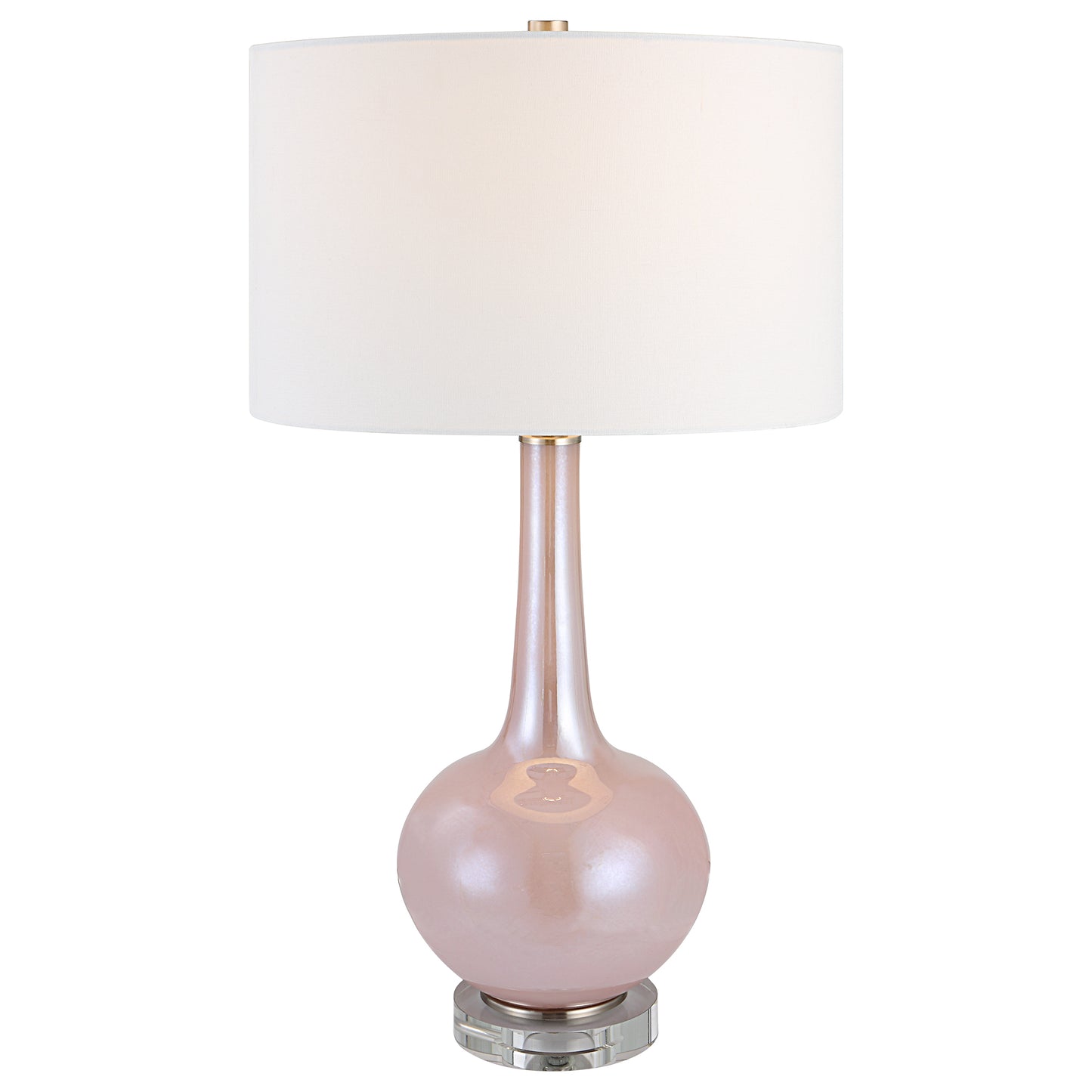 Uttermost 30144 Rosa Pink Glass Table Lamp