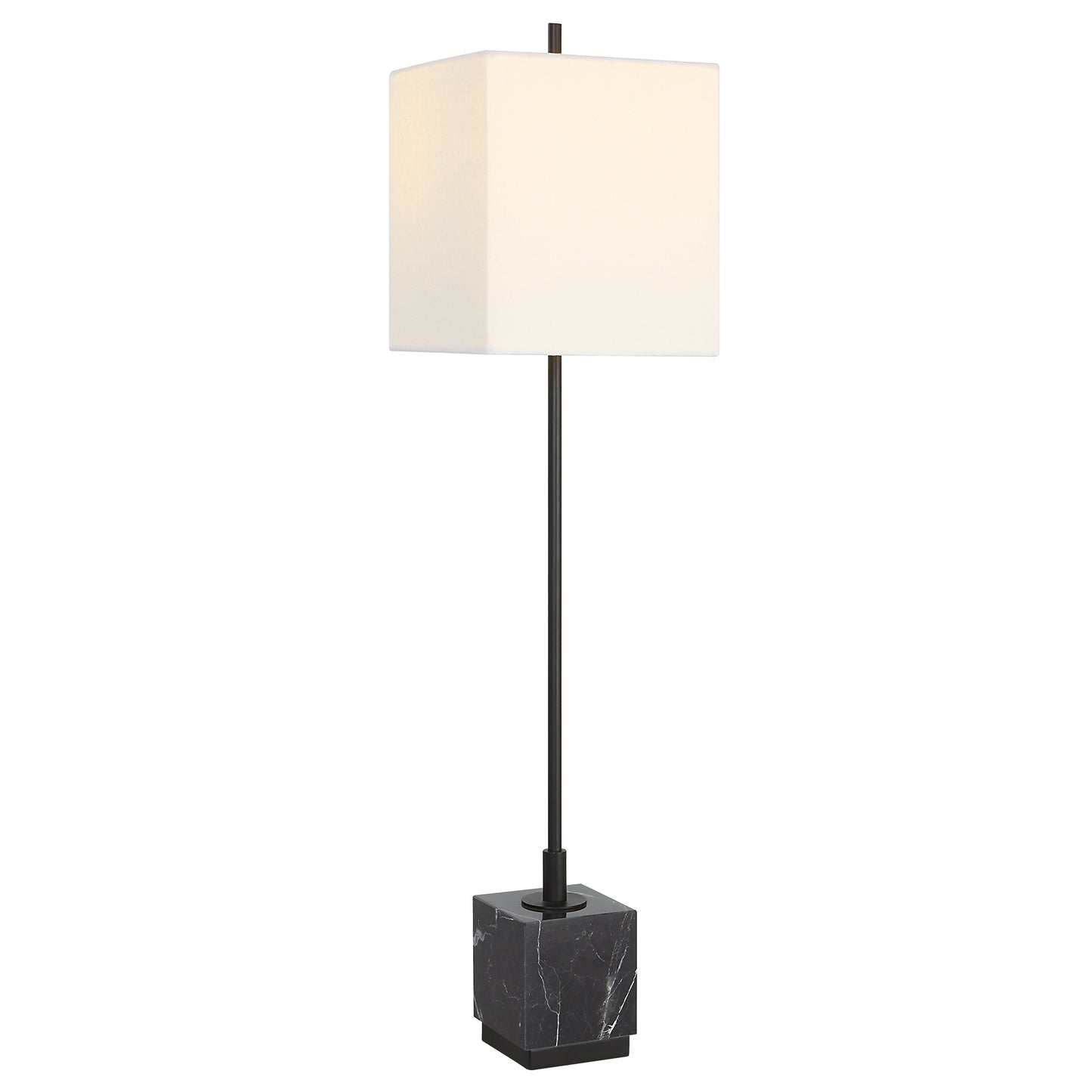 Uttermost 30155-1 Escort Black Buffet Lamp