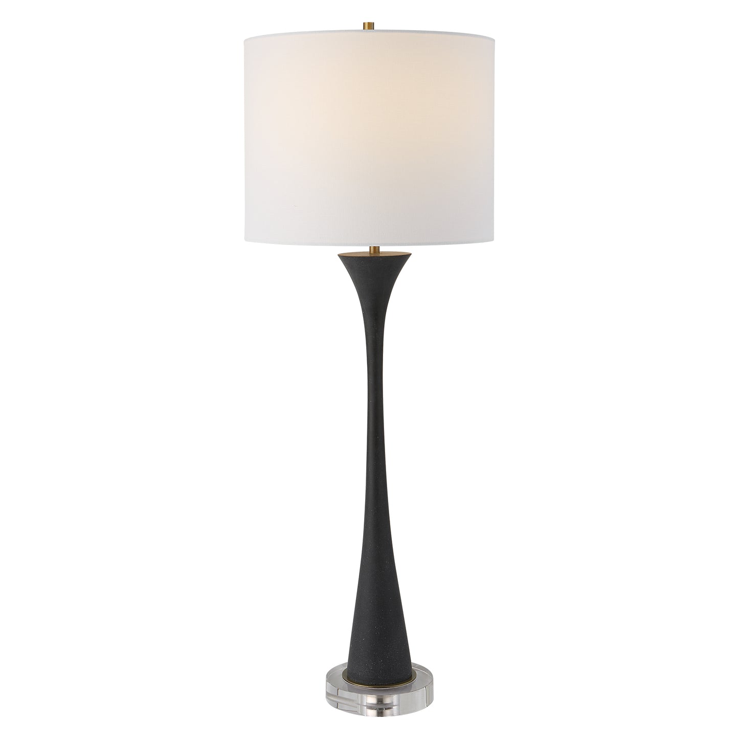 Uttermost 30171 Fountain Black Stone Buffet Lamp