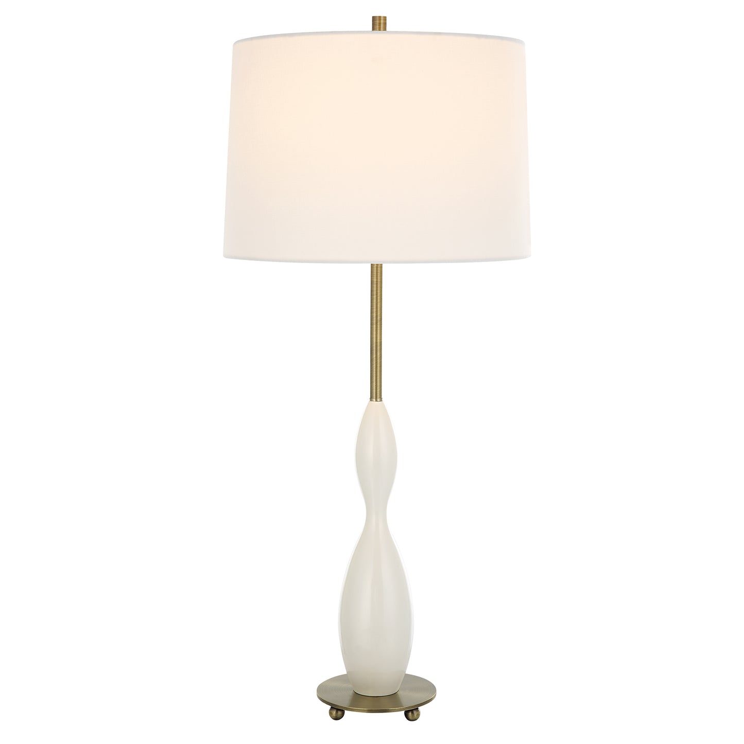 Uttermost 30235 Annora Glossy White Table Lamp