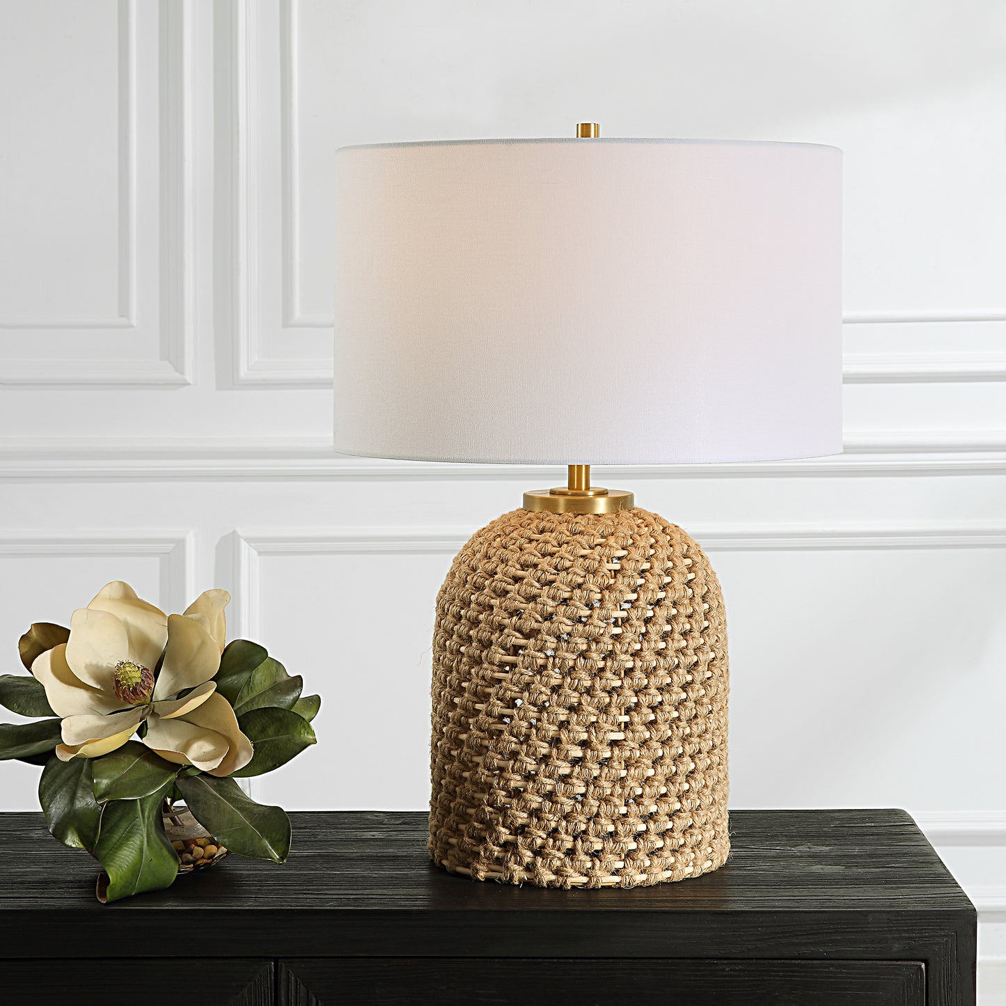Uttermost 30243 Kendari Rope & Rattan Table Lamp